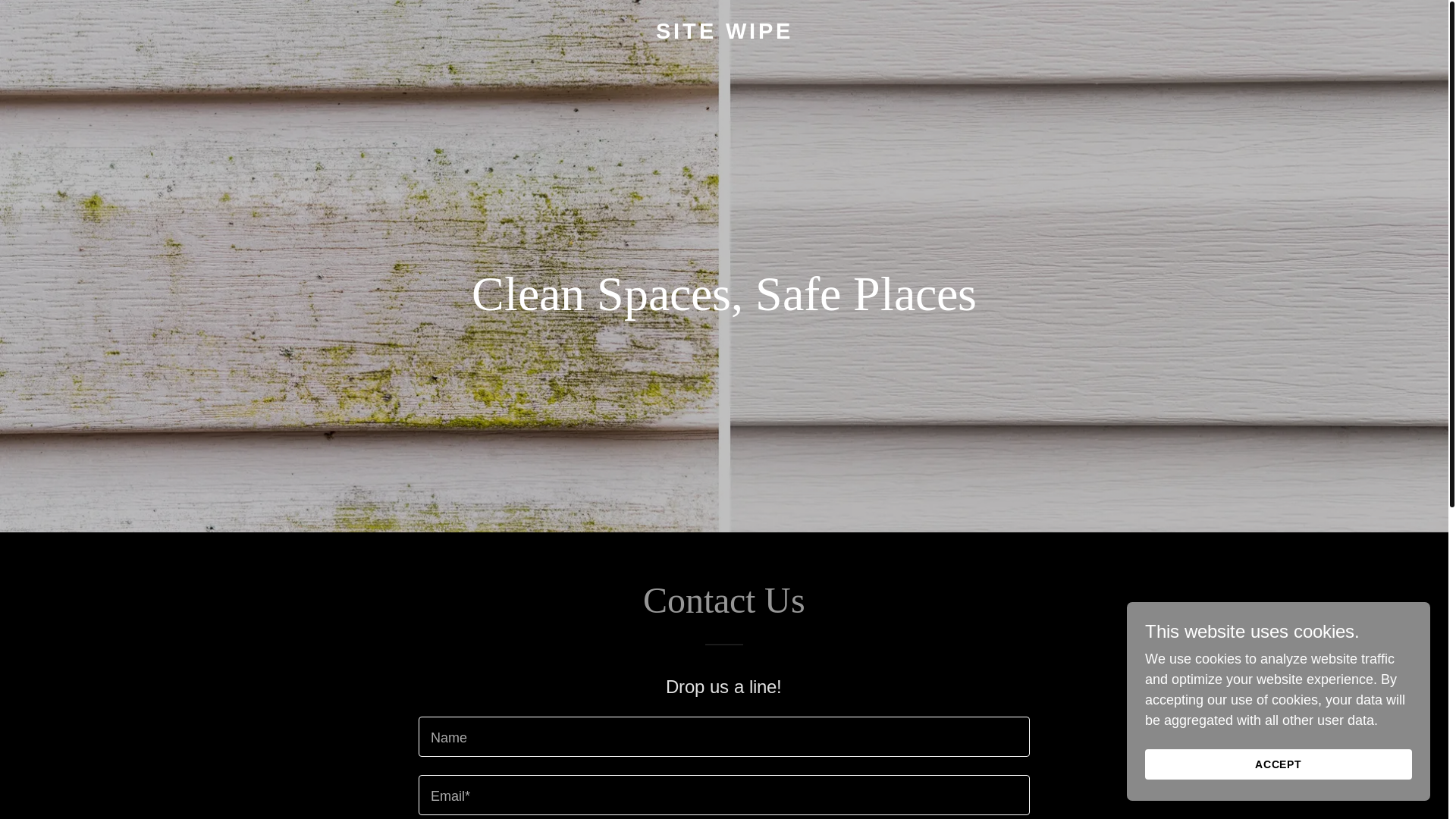 website screenshot of https://site-wipe.com/