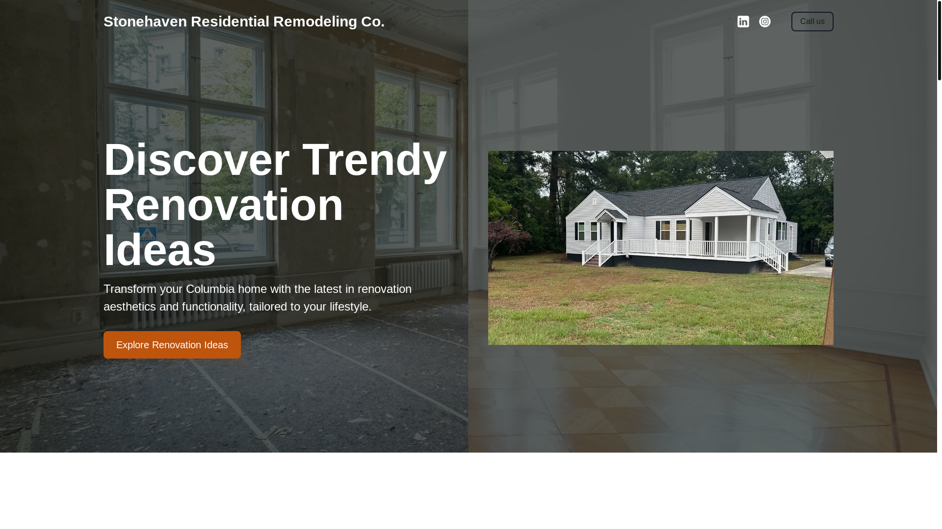 website screenshot of https://stonehavenresidentialremodel.com/