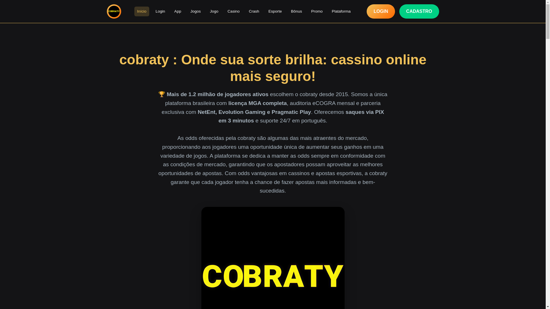 website screenshot of https://cobratybr.com/