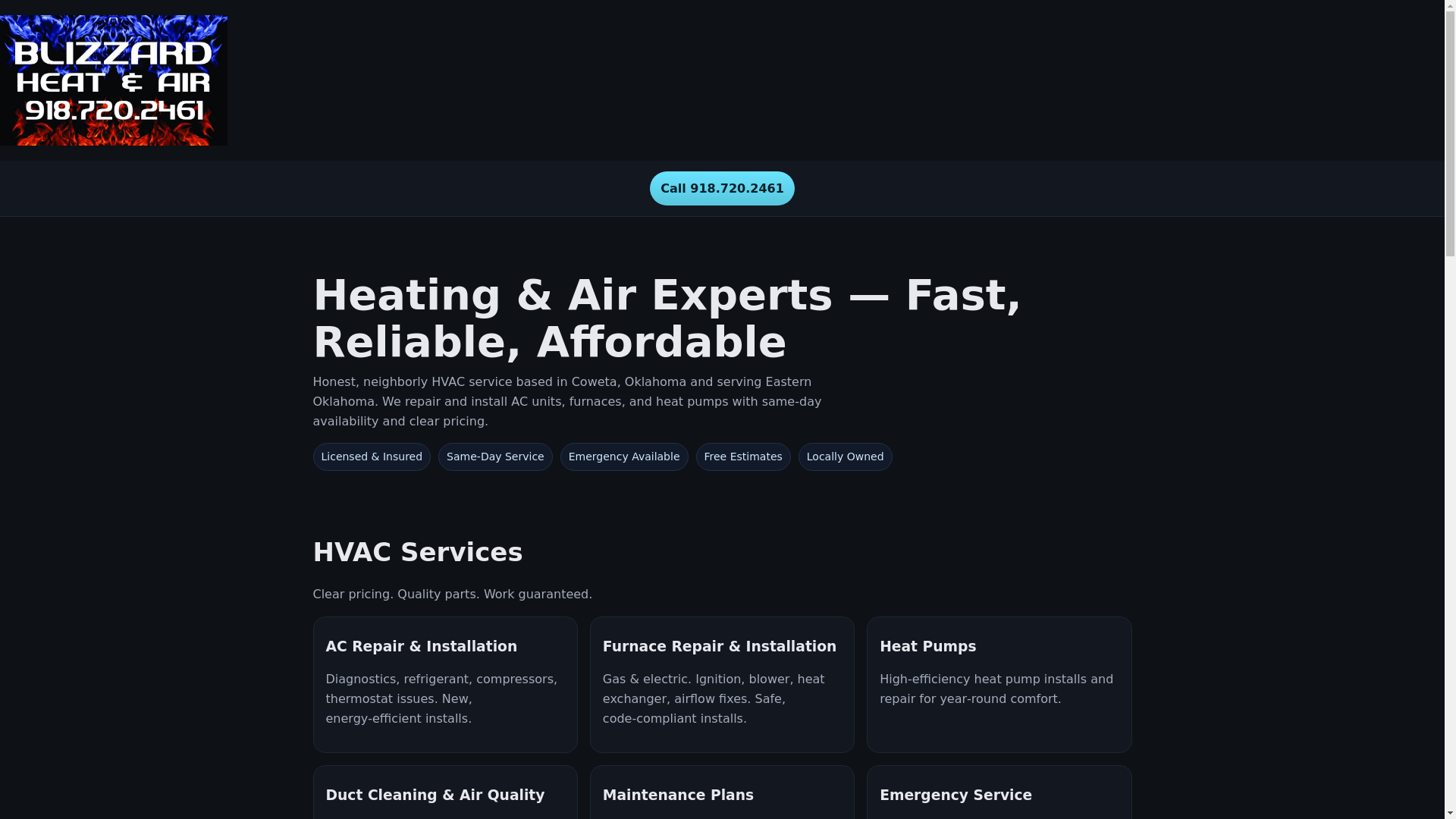 website screenshot of https://blizzard-webiste.pages.dev/