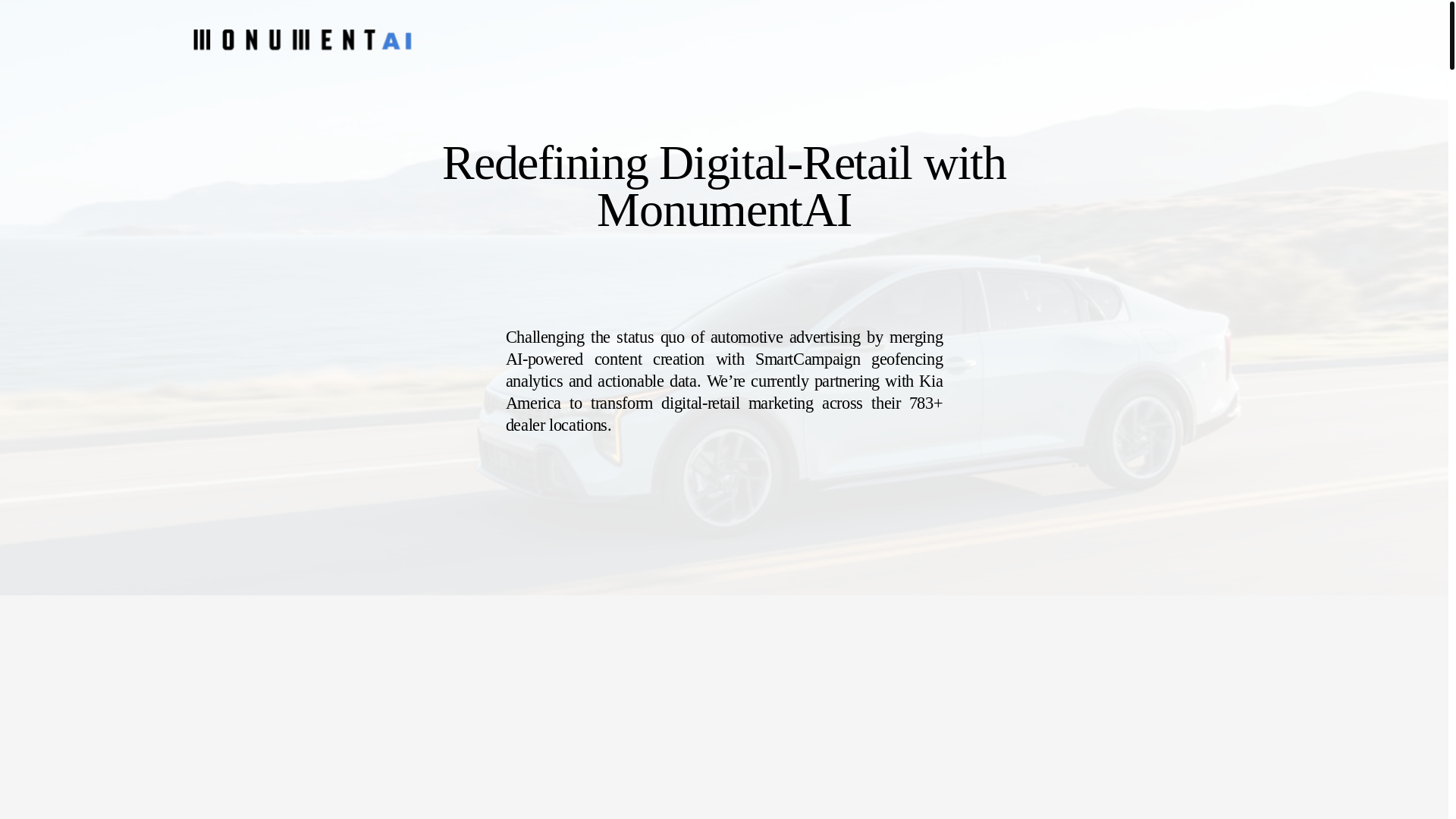 website screenshot of https://monumentaistudio.org/
