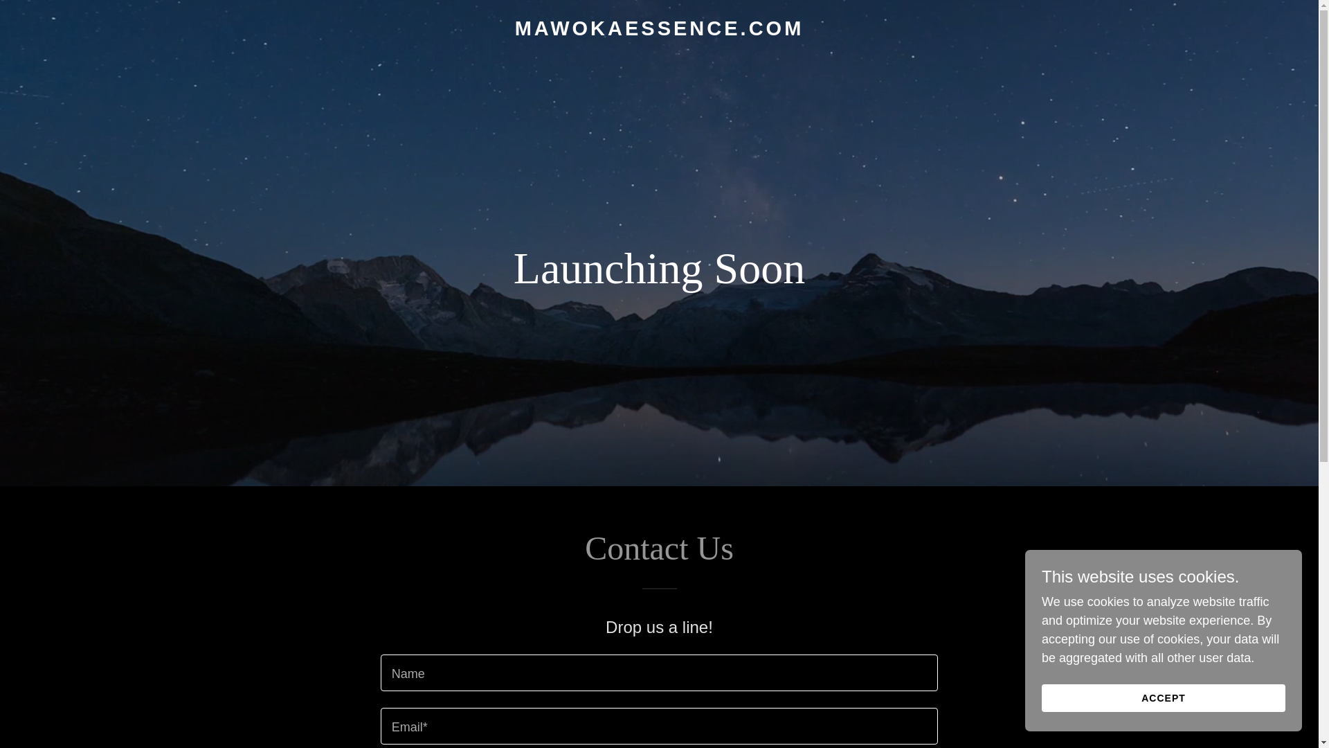 website screenshot of https://mawokaessence.com/