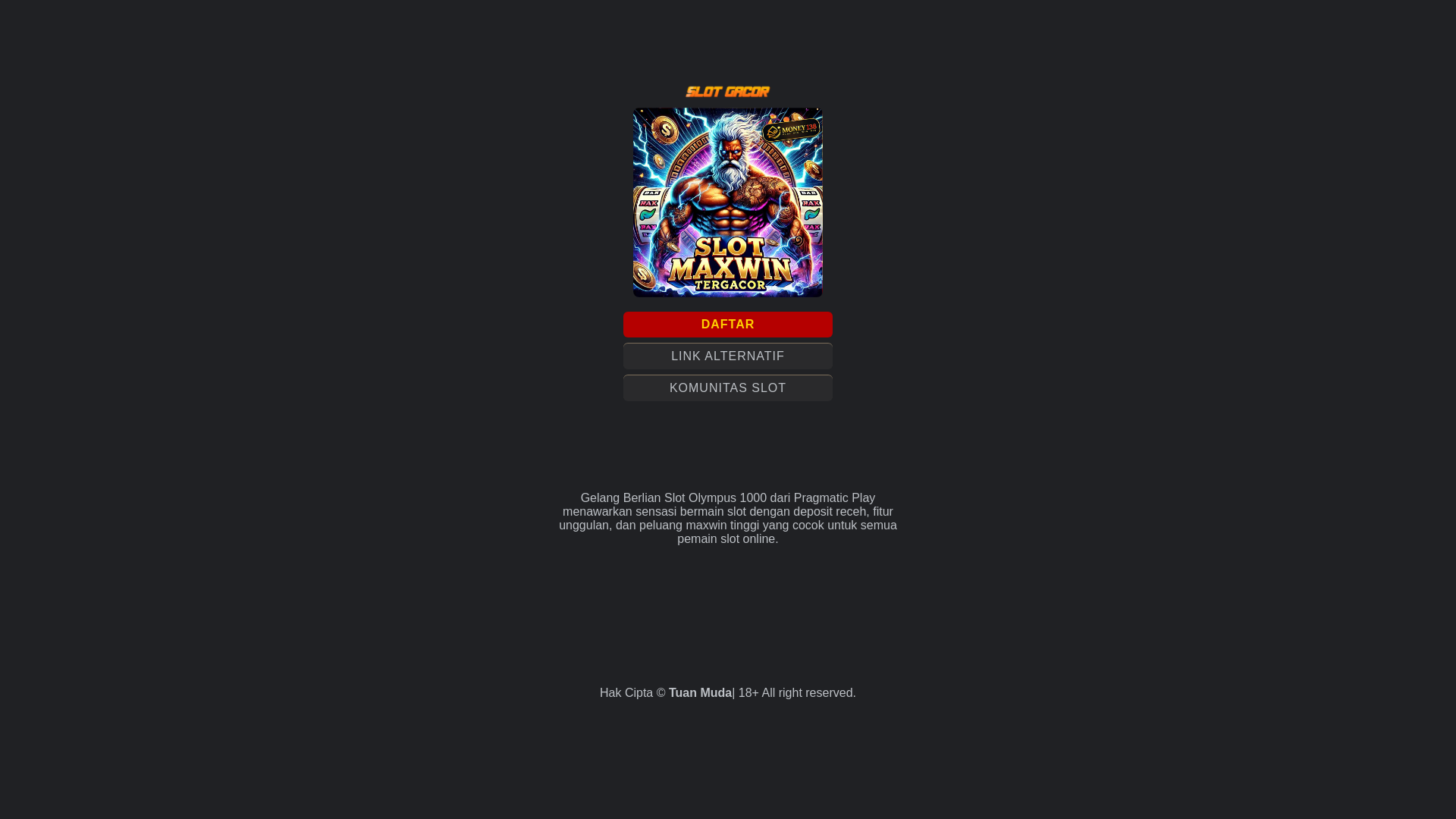 website screenshot of https://gelangslot.pages.dev/