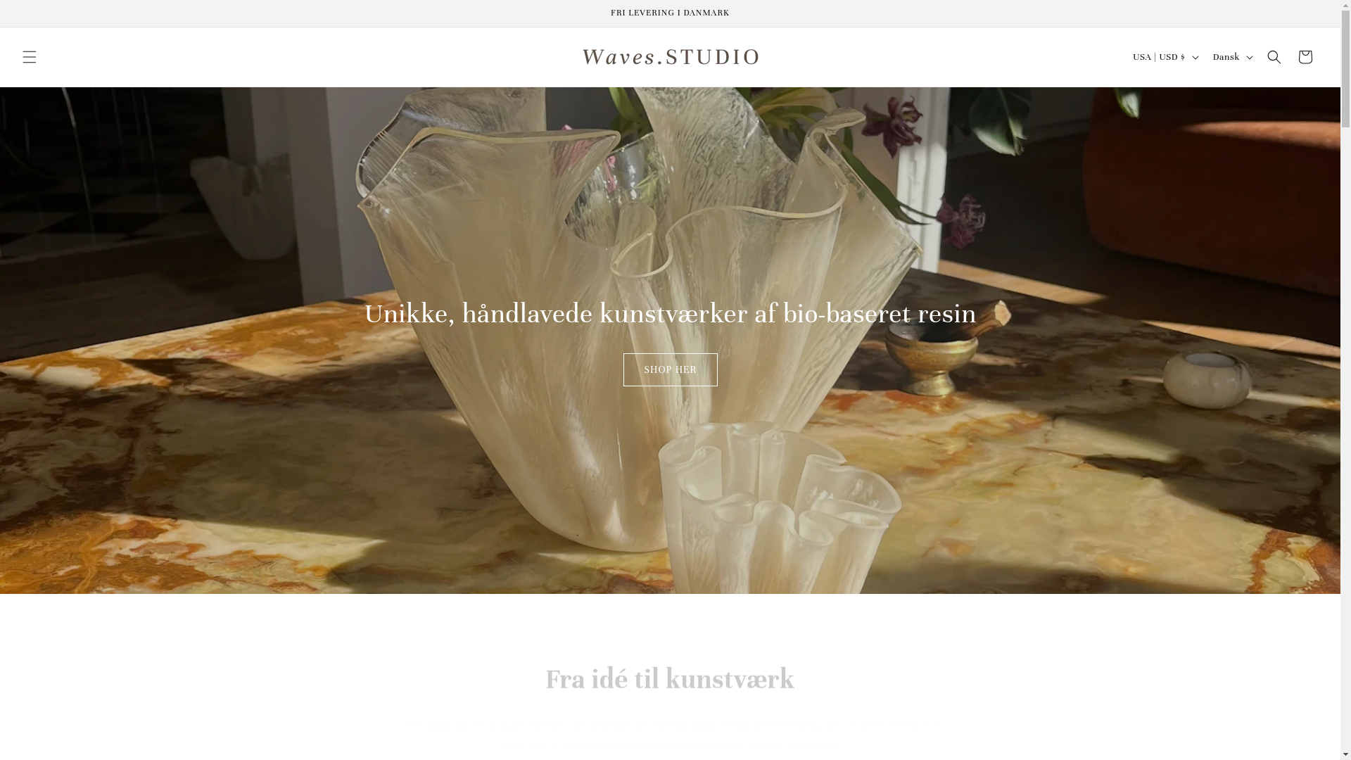 website screenshot of https://wavesstudio.de/