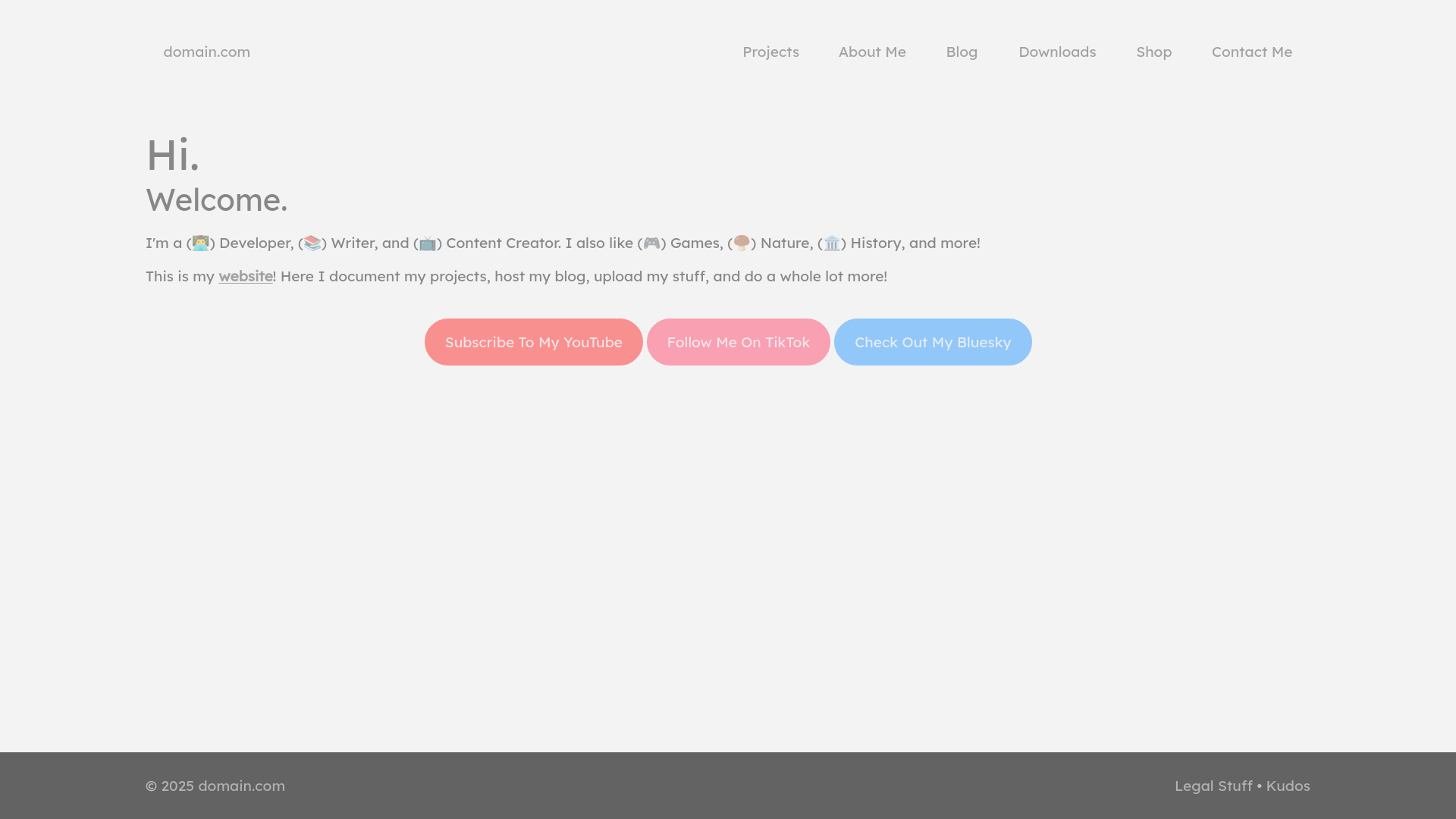 website screenshot of https://corneliusatweb.com/