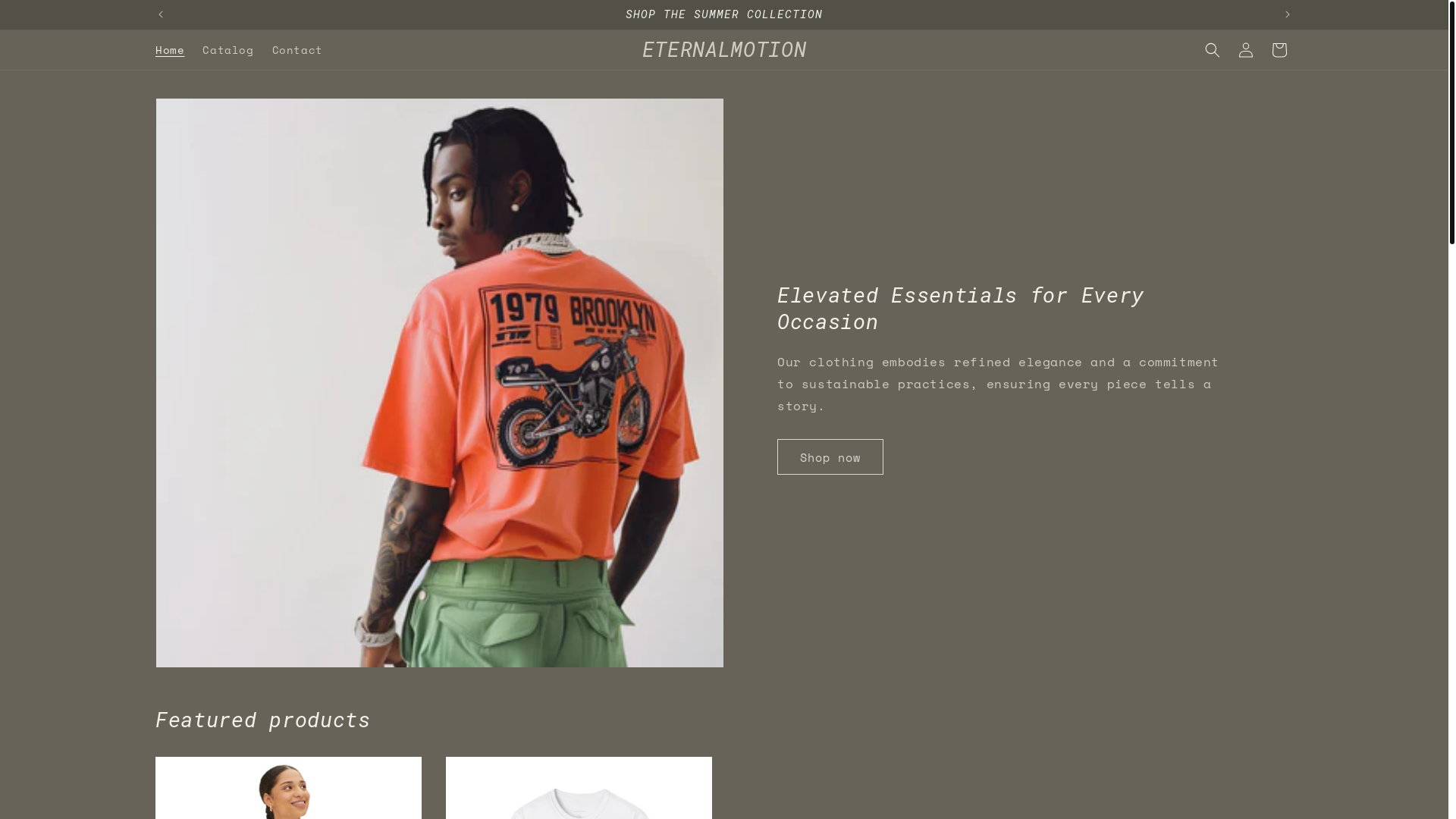 website screenshot of https://eternalmotion.org/