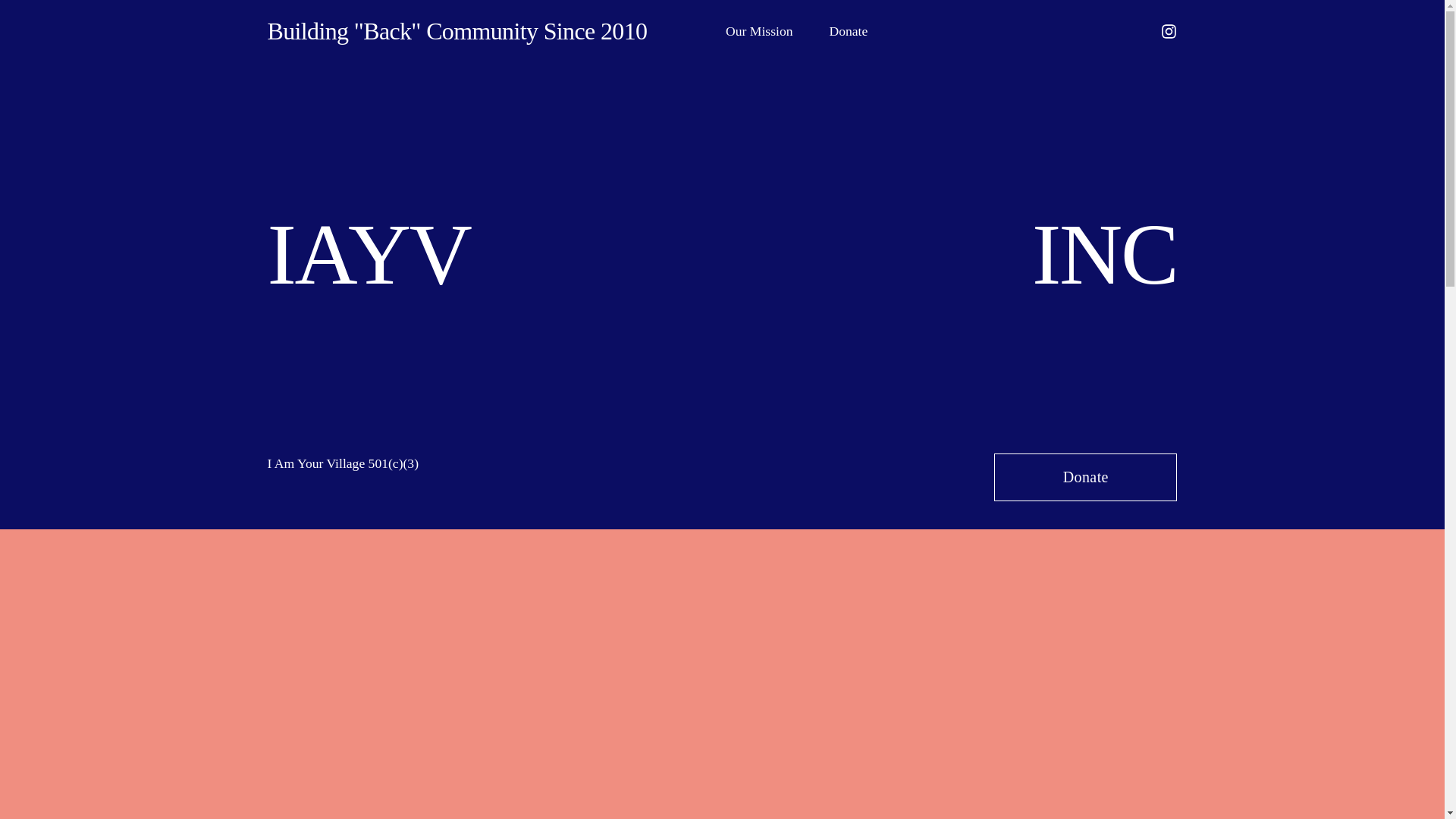 website screenshot of https://iayvinc.org/