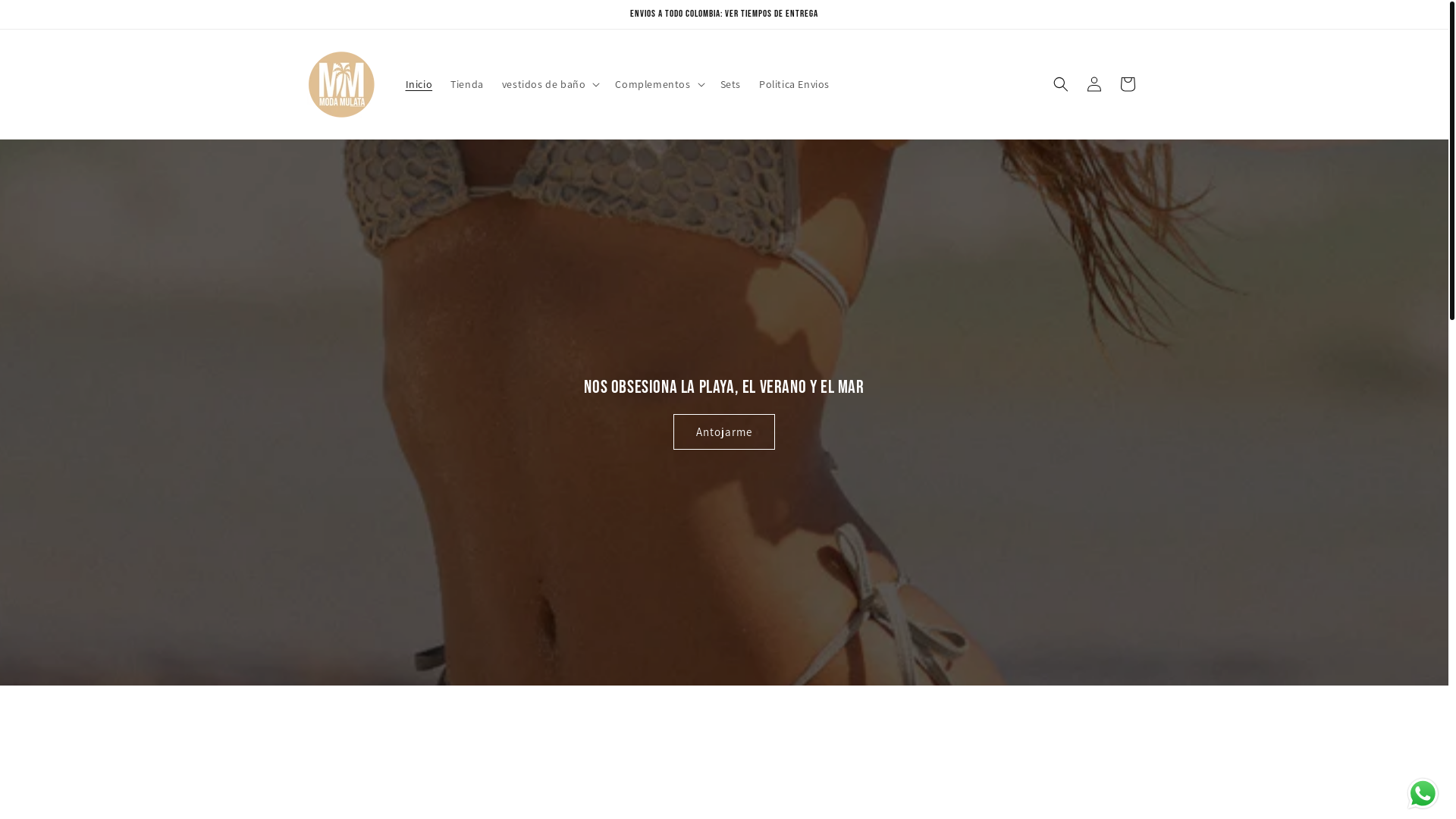 website screenshot of https://modamulata.co/