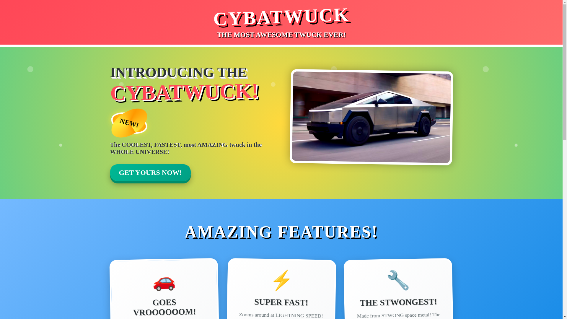 website screenshot of https://cybatwuck.com/