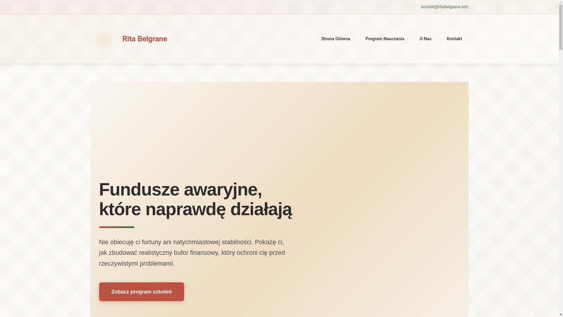 website screenshot of https://ritabelgrane.info/