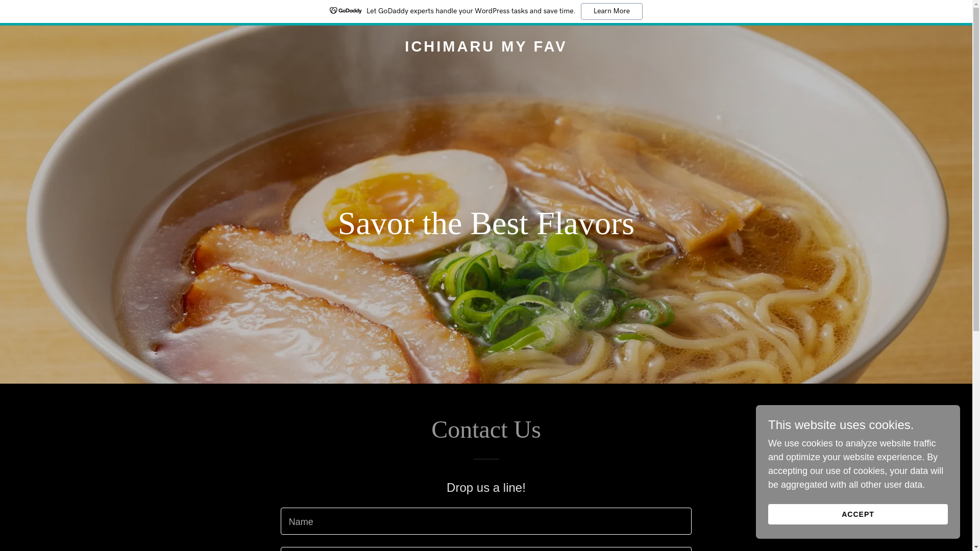 website screenshot of https://ichimarumyfav.com/