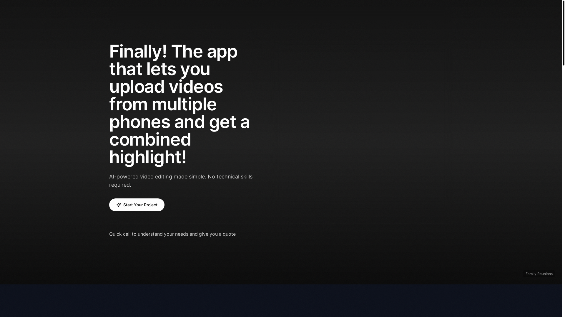 website screenshot of https://phone2clip-landing.pages.dev/