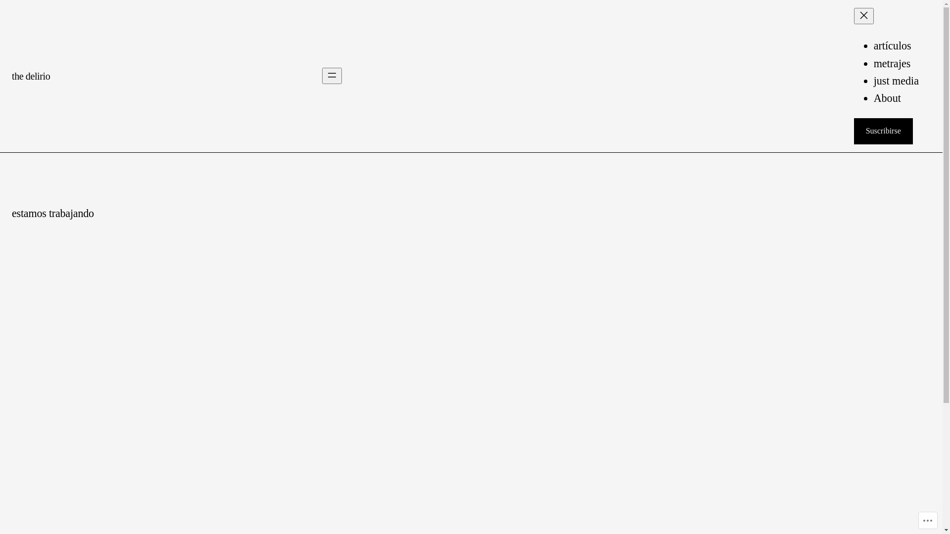 website screenshot of https://thedeliriocompany.com/