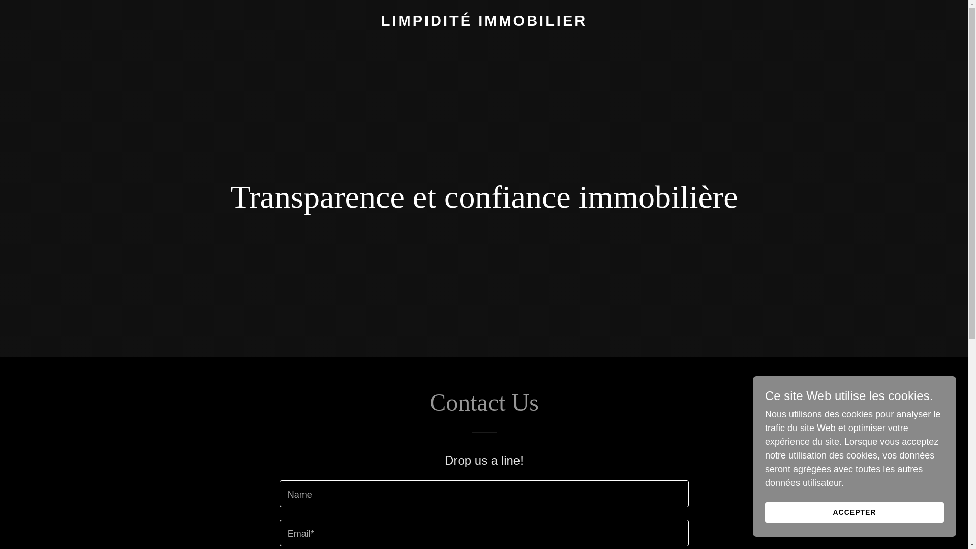 website screenshot of https://limpiditeimmobilier.ca/