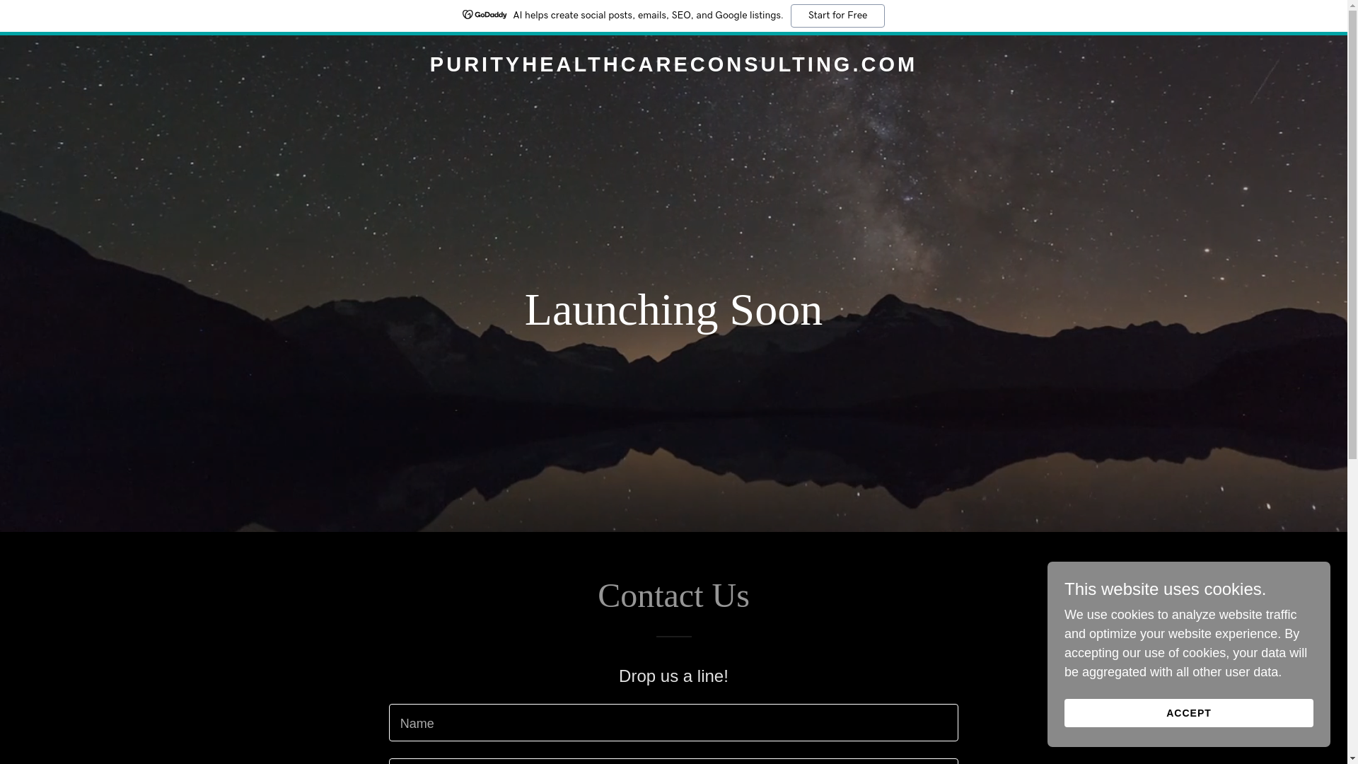 website screenshot of https://purityhealthcareconsulting.com/