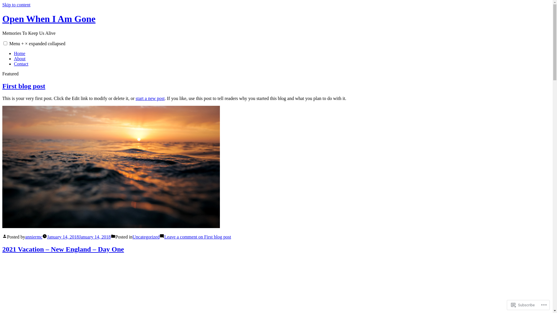 website screenshot of https://anniermc.com/