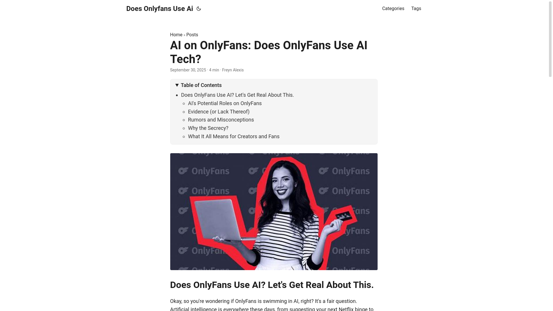 website screenshot of https://does-onlyfans-use-ai.pages.dev/