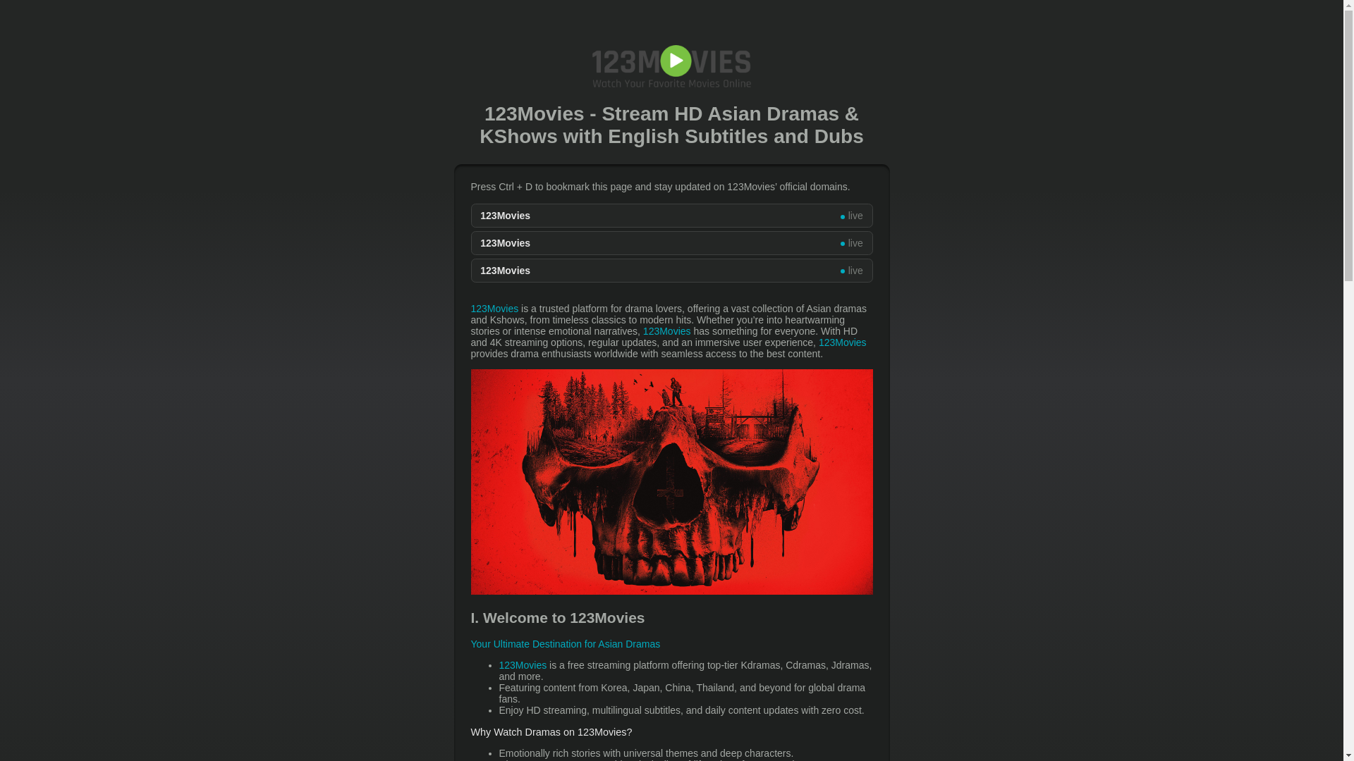 website screenshot of https://123movie-c.pages.dev/