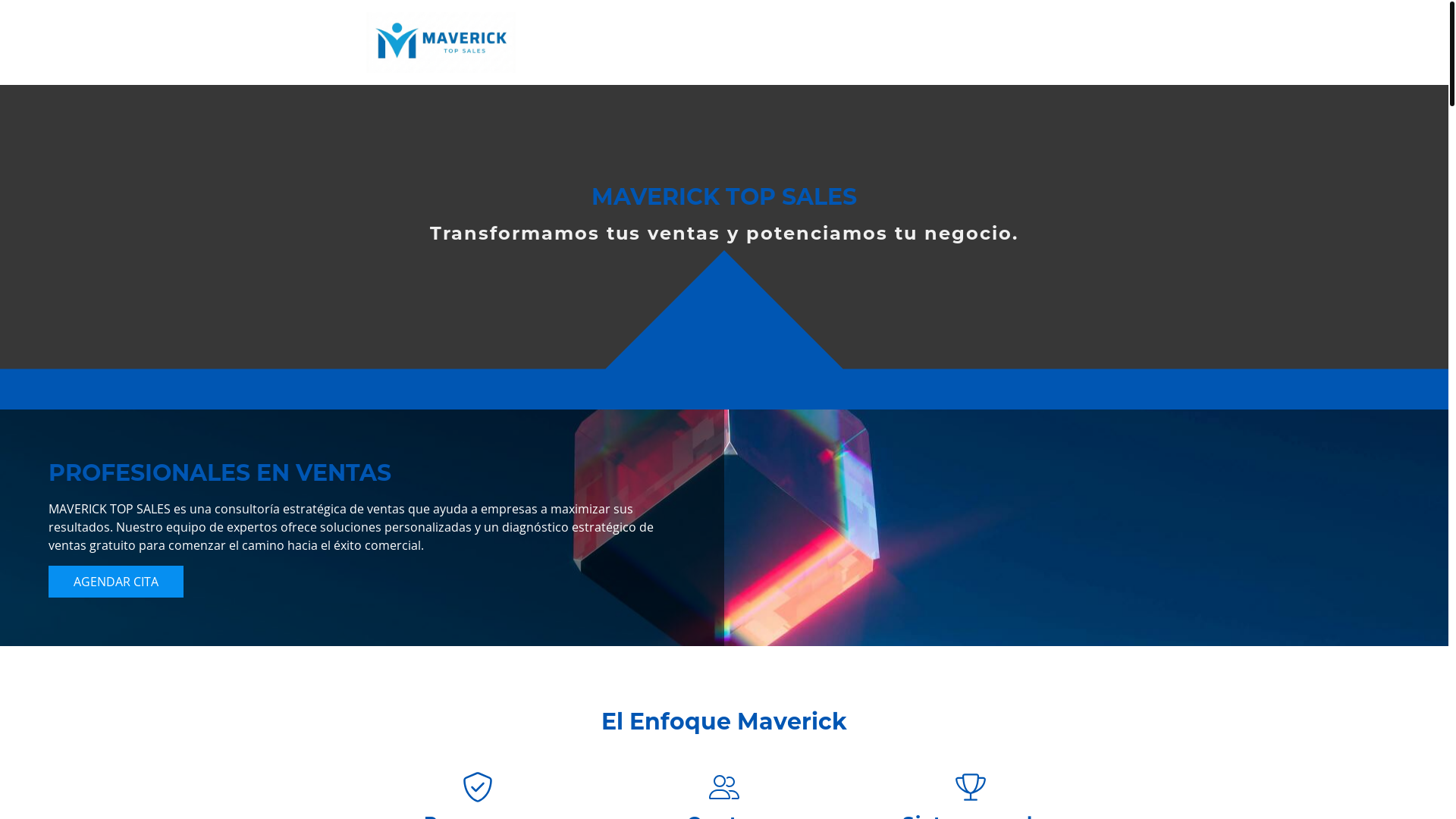 website screenshot of https://mavericktopsales.com/