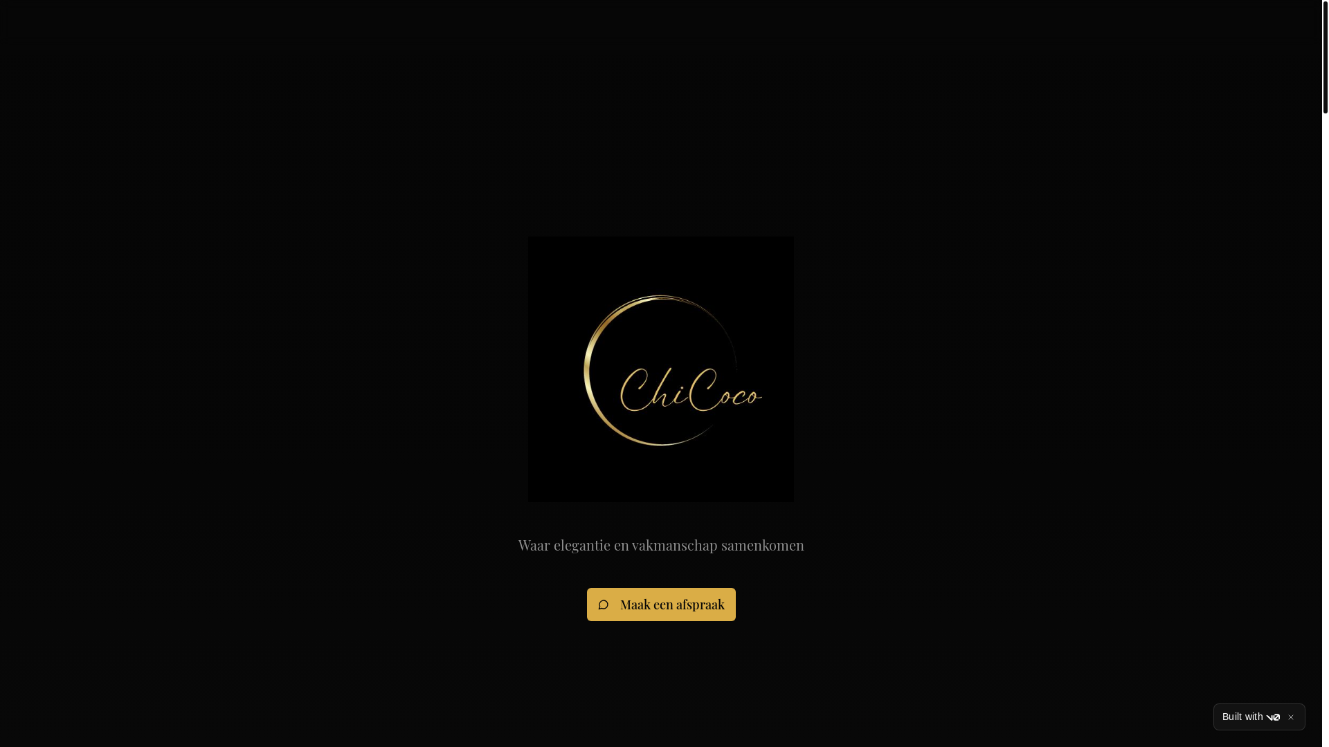 website screenshot of https://chicoco.nl/