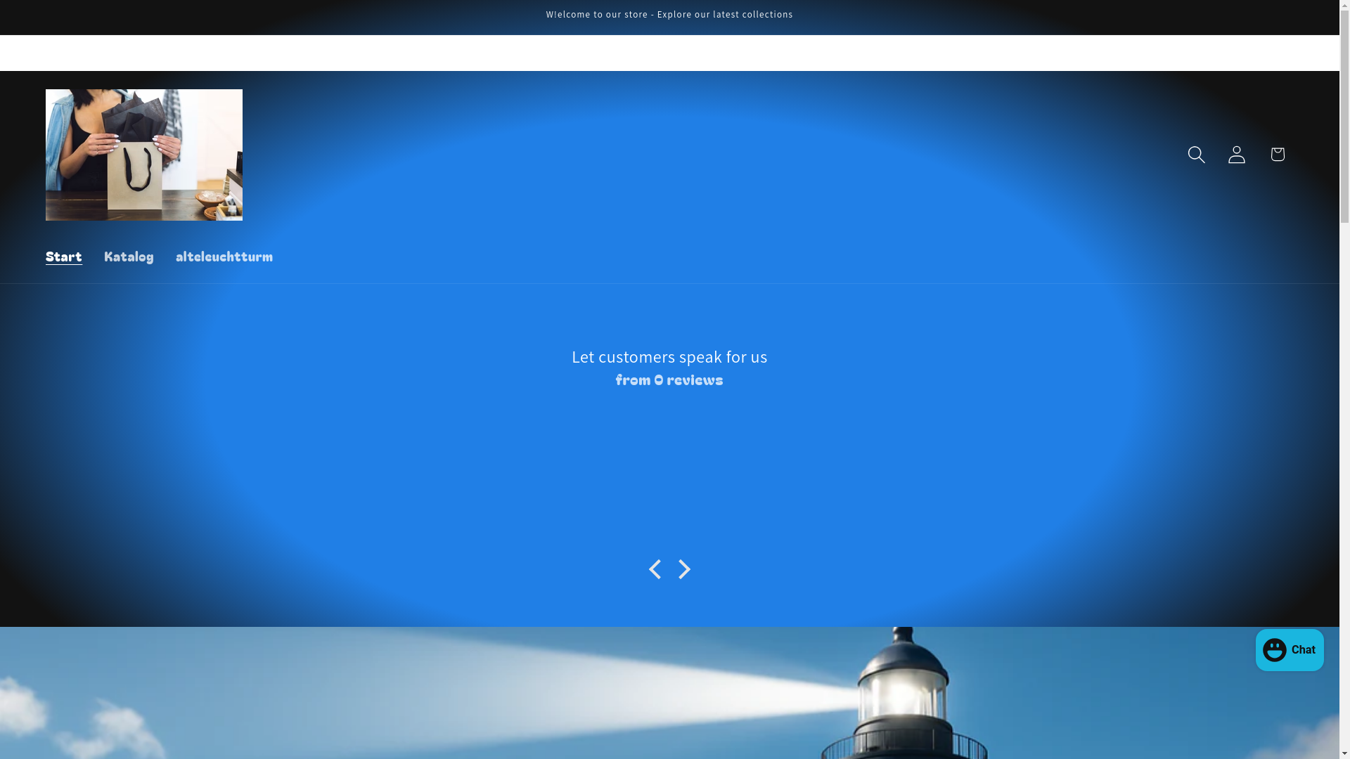 website screenshot of https://alteleuchtturm-gebrauchtwarenshop.de/