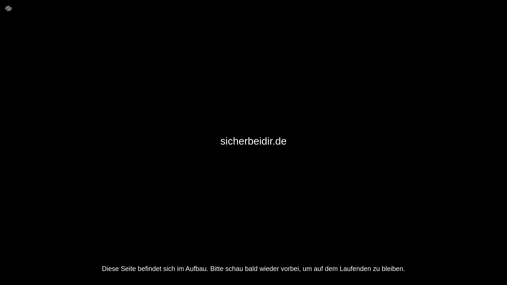 website screenshot of https://sicherbeidir.de/