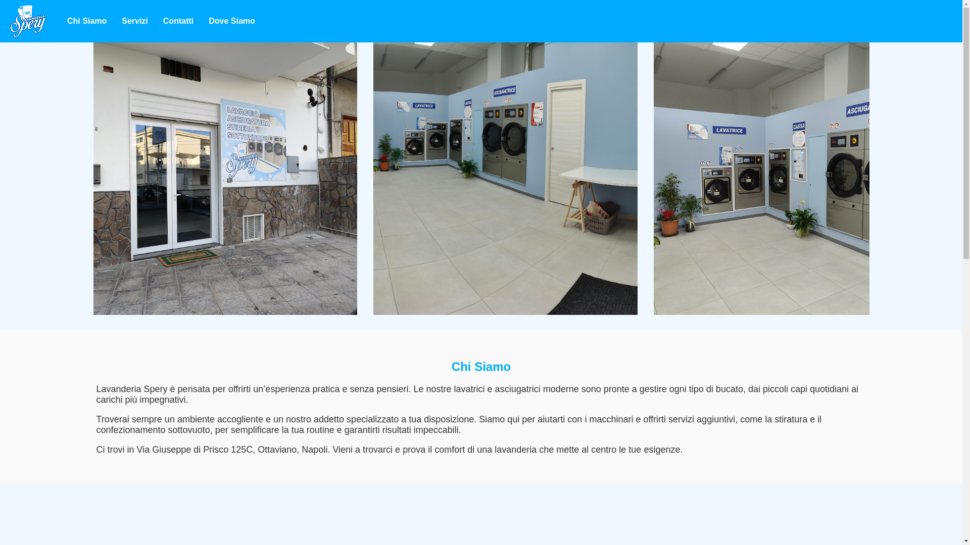 website screenshot of https://lavanderiaspery.it/