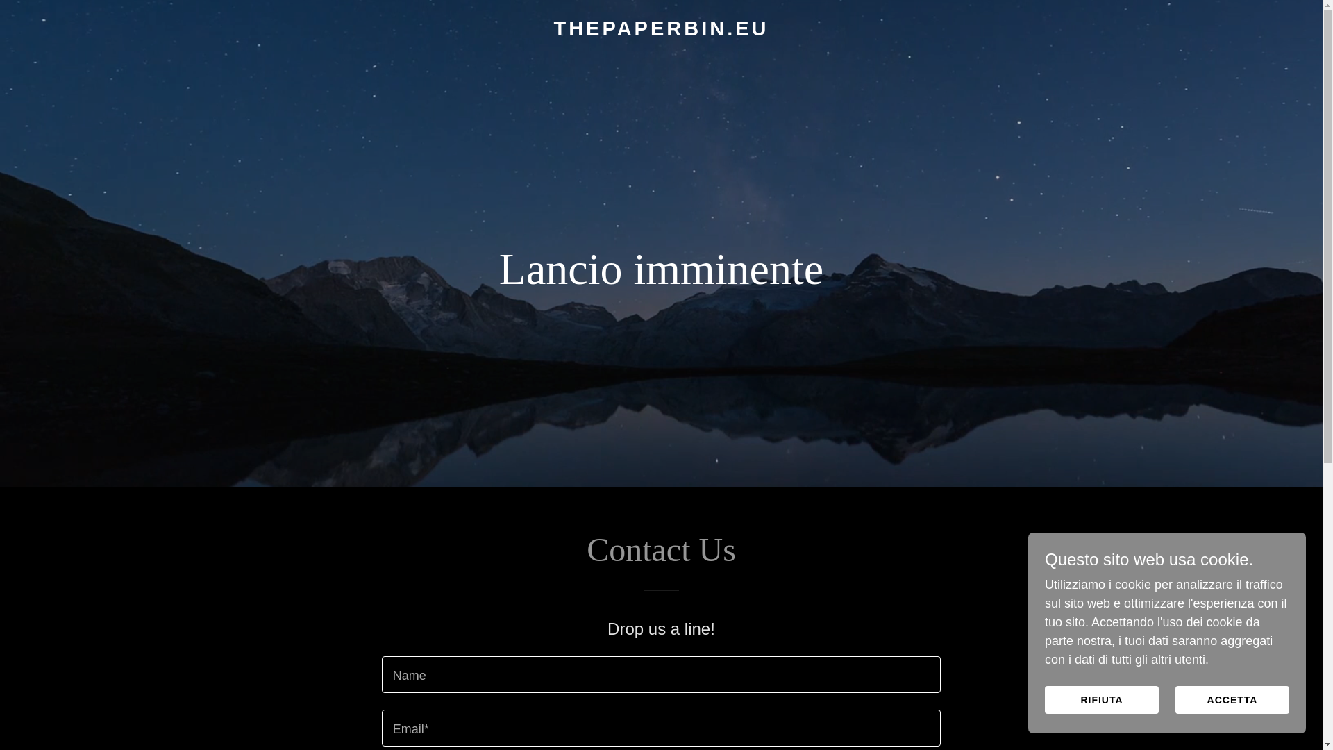 website screenshot of https://thepaperbin.eu/
