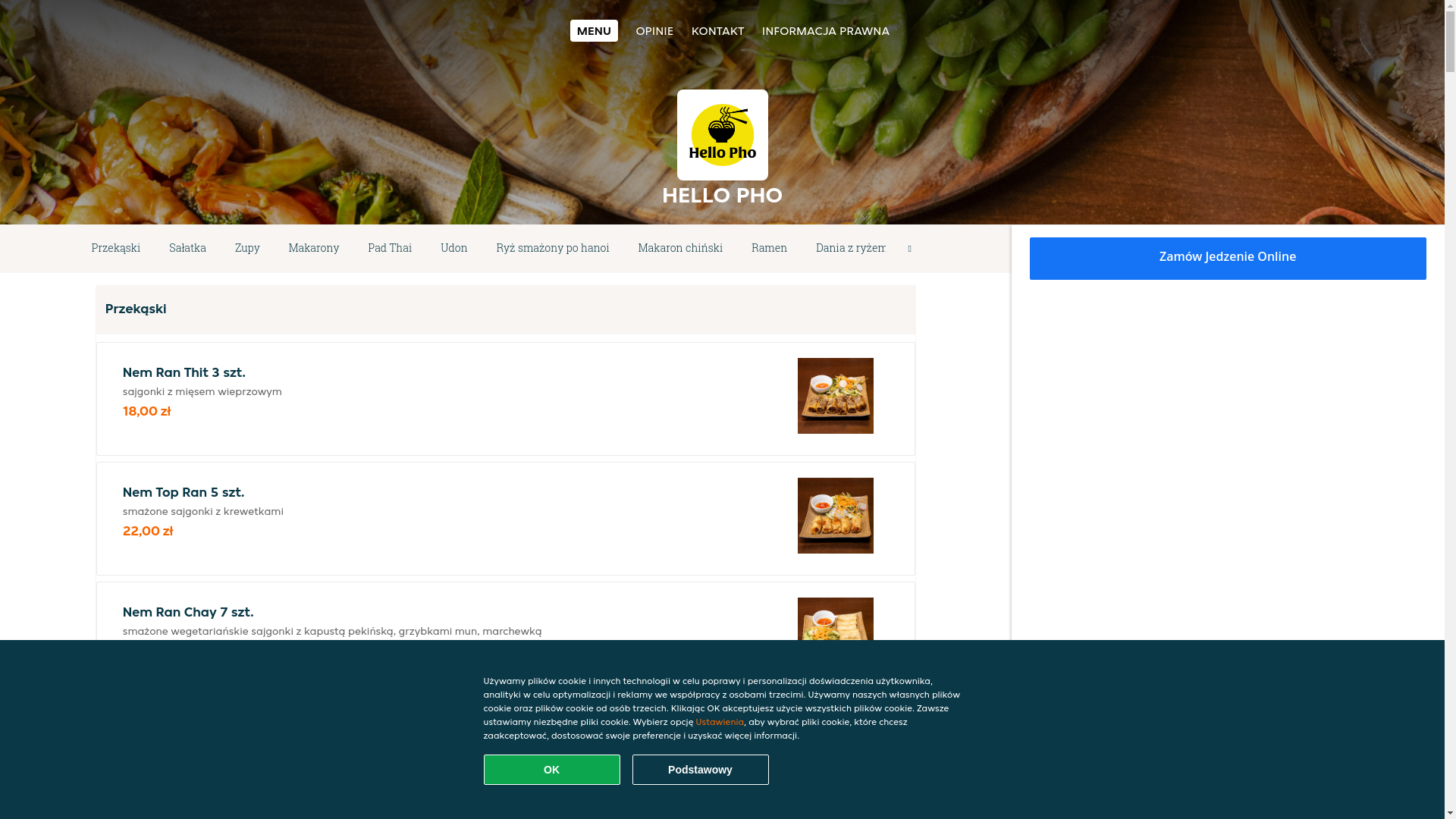 website screenshot of https://hello-pho-poznan.pl/