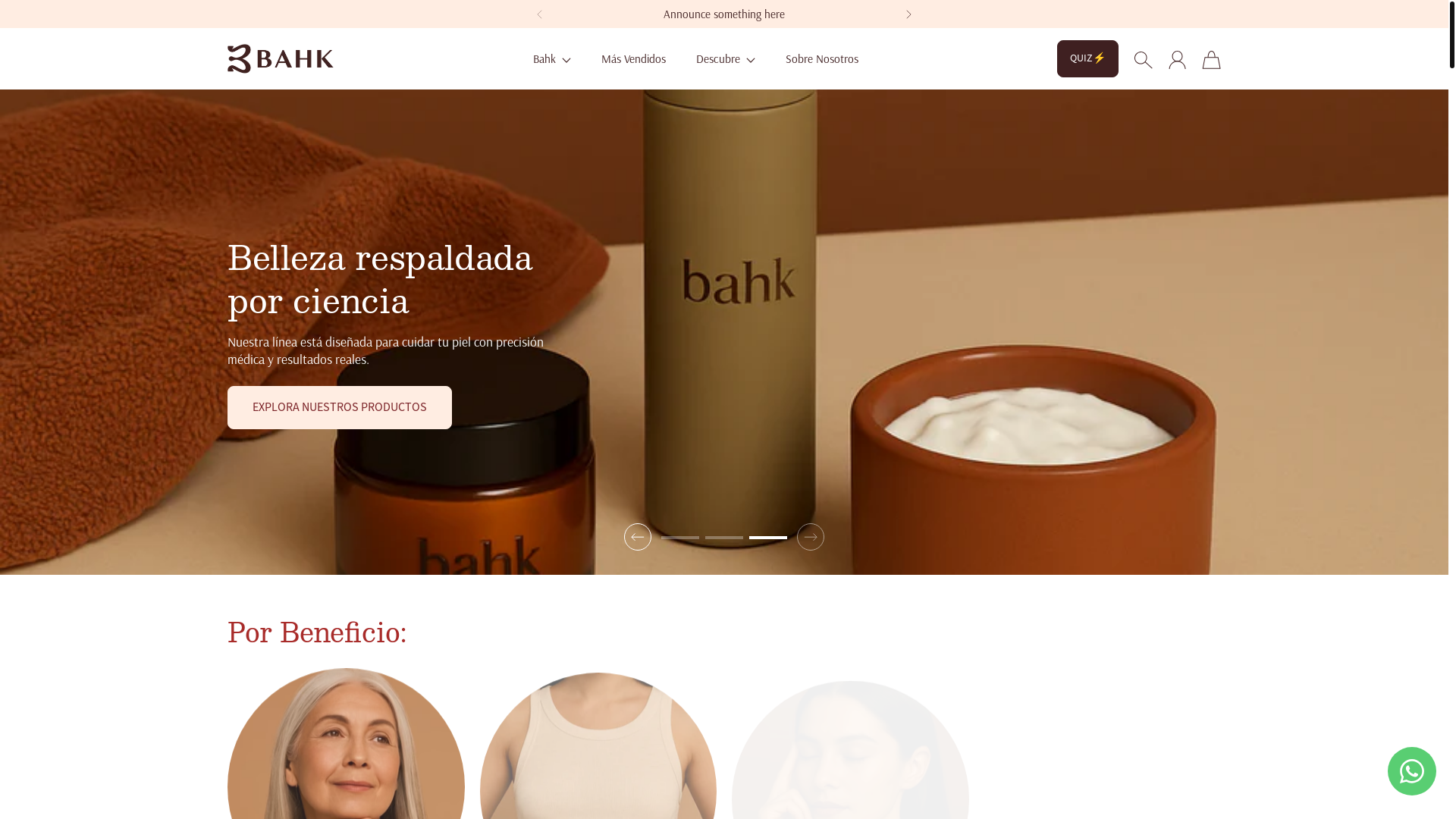 website screenshot of https://fiveskins.mx/