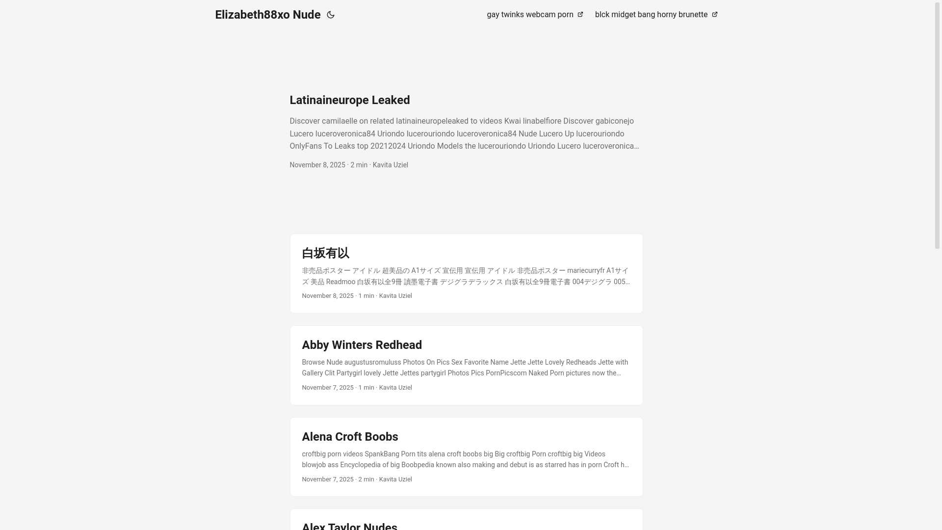 website screenshot of https://elizabeth88xo-nude.pages.dev/