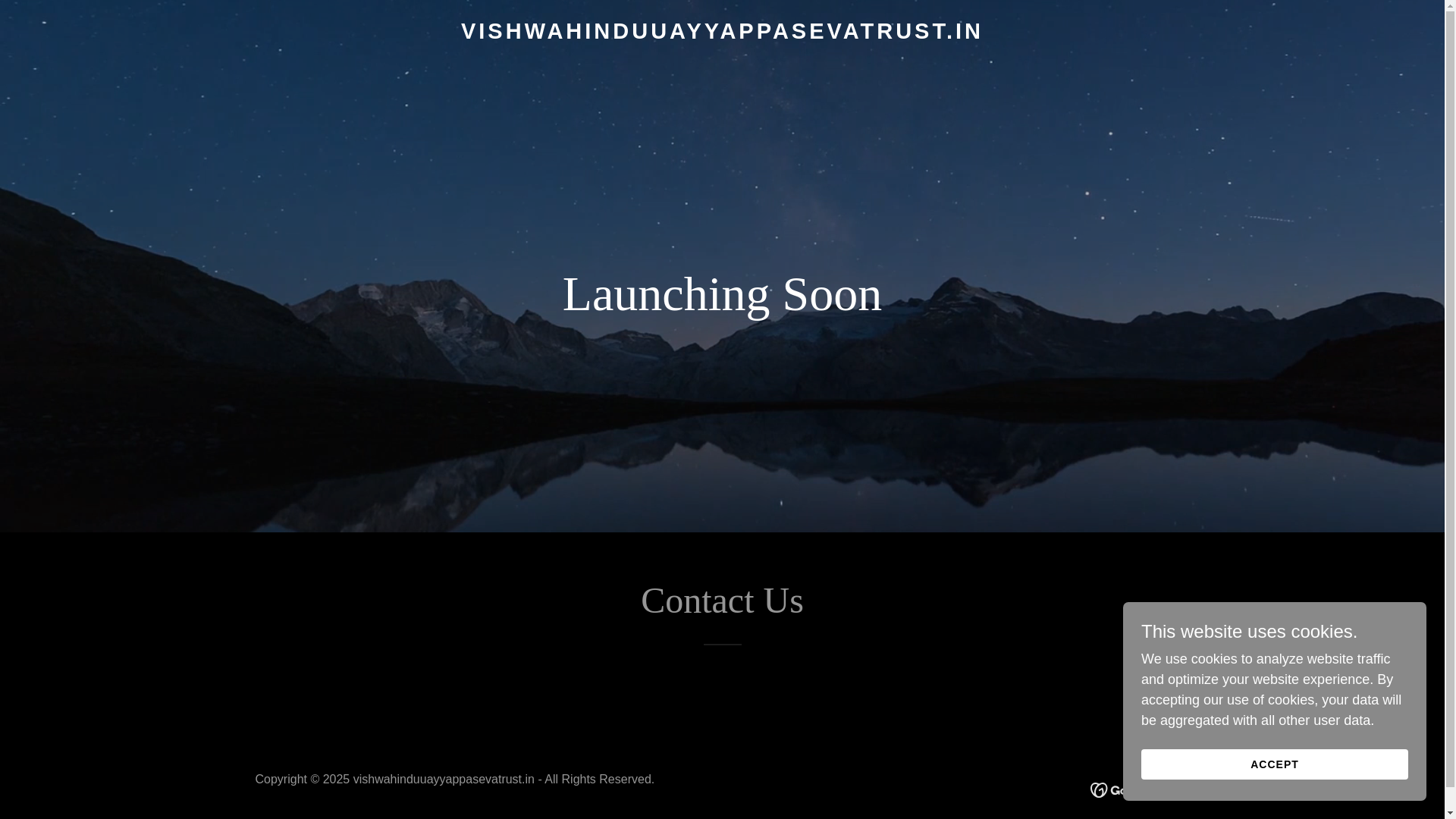 website screenshot of https://vishwahinduuayyappasevatrust.in/