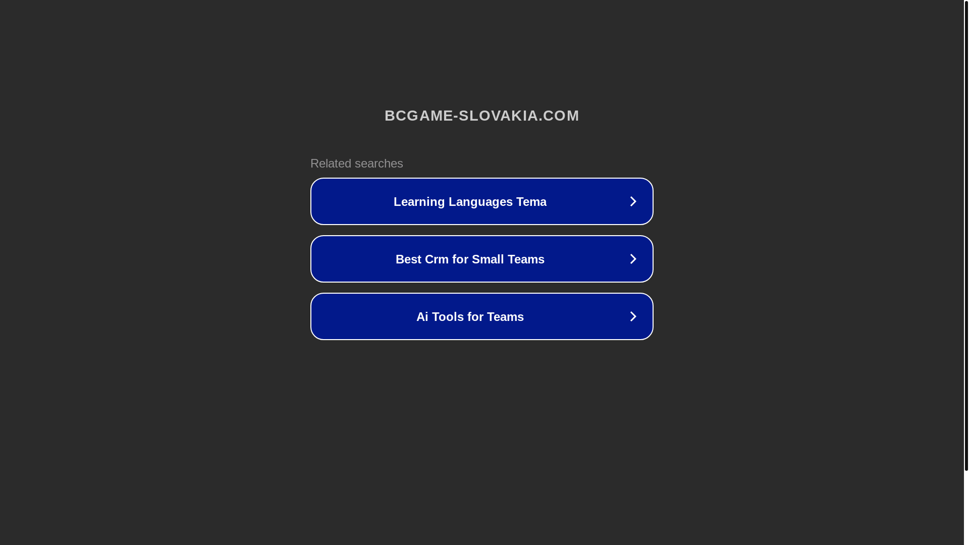 website screenshot of https://bcgame-slovakia.com/