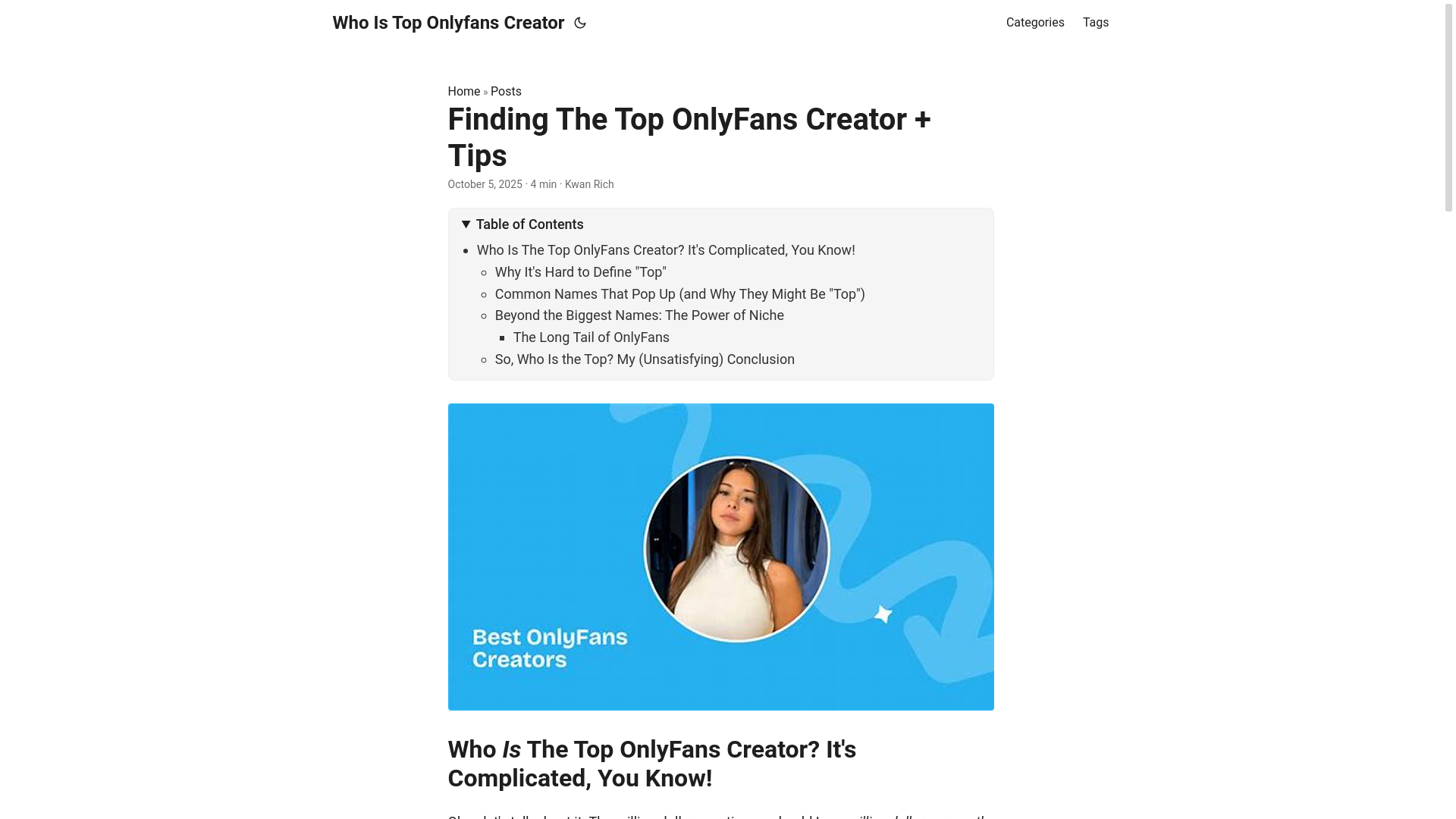 website screenshot of https://who-is-top-onlyfans-creator.pages.dev/
