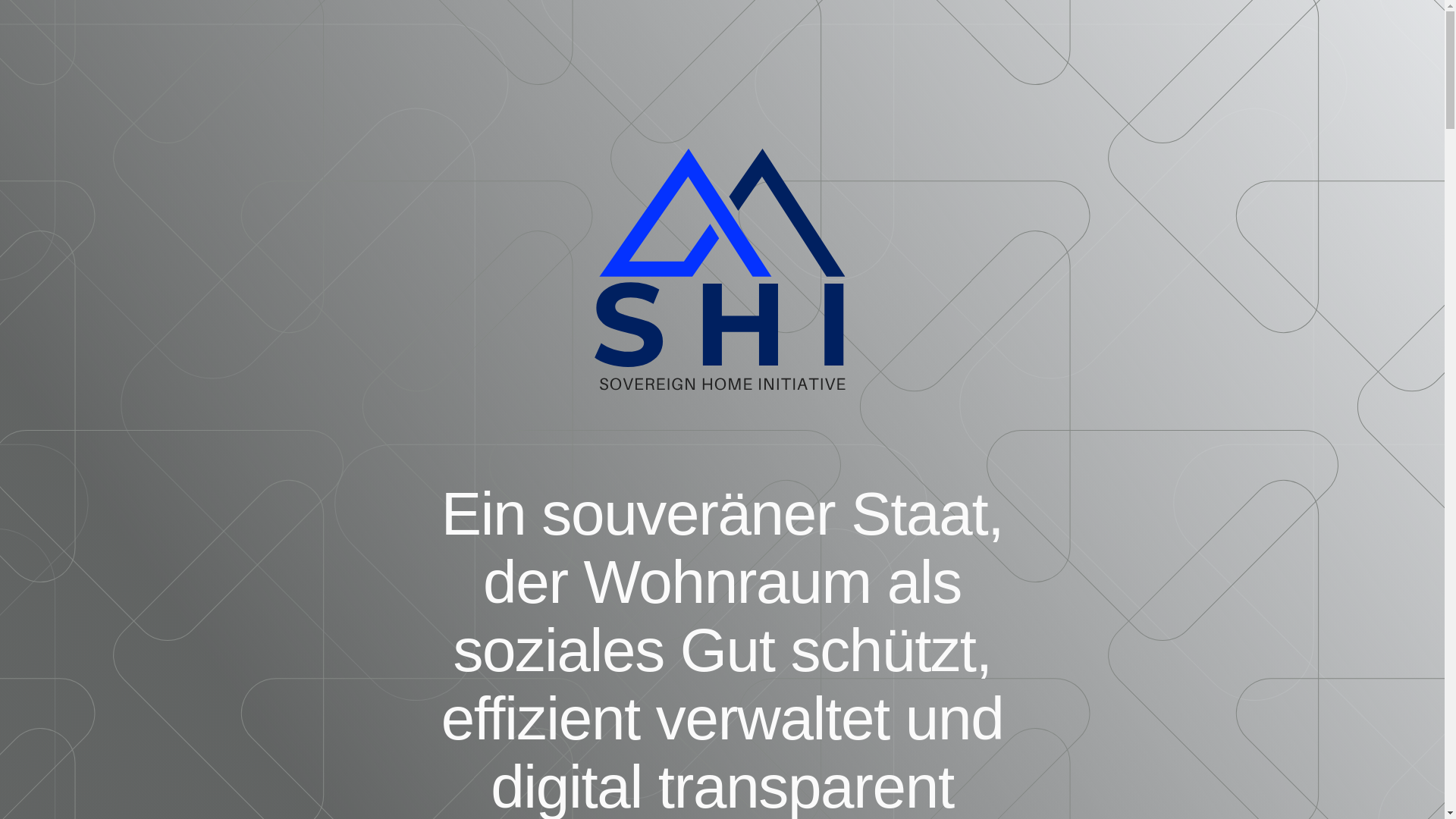 website screenshot of https://sovereign-home-initiative.de/