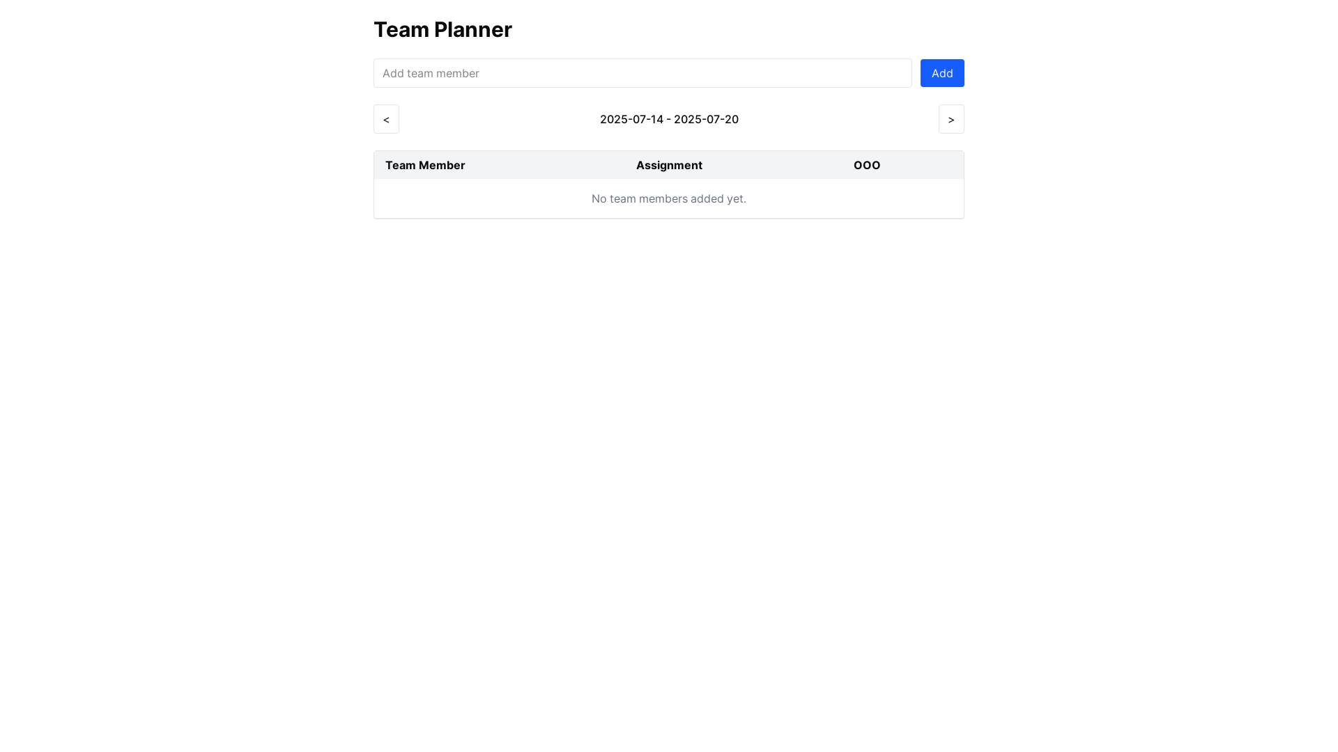 website screenshot of https://349879bc-team-planner-weekly-frontend.pages.dev/