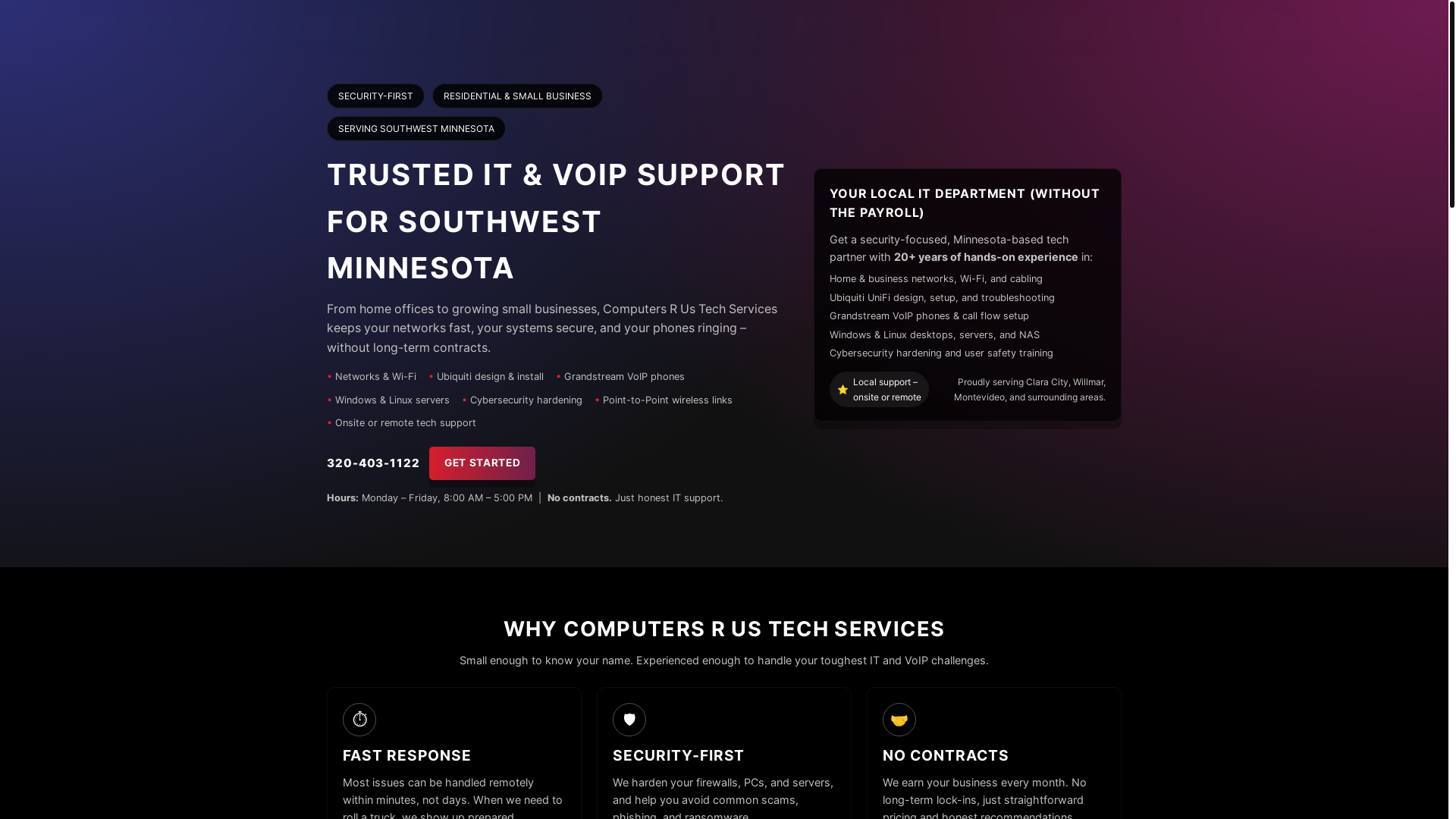 website screenshot of https://tech-dwf.pages.dev/