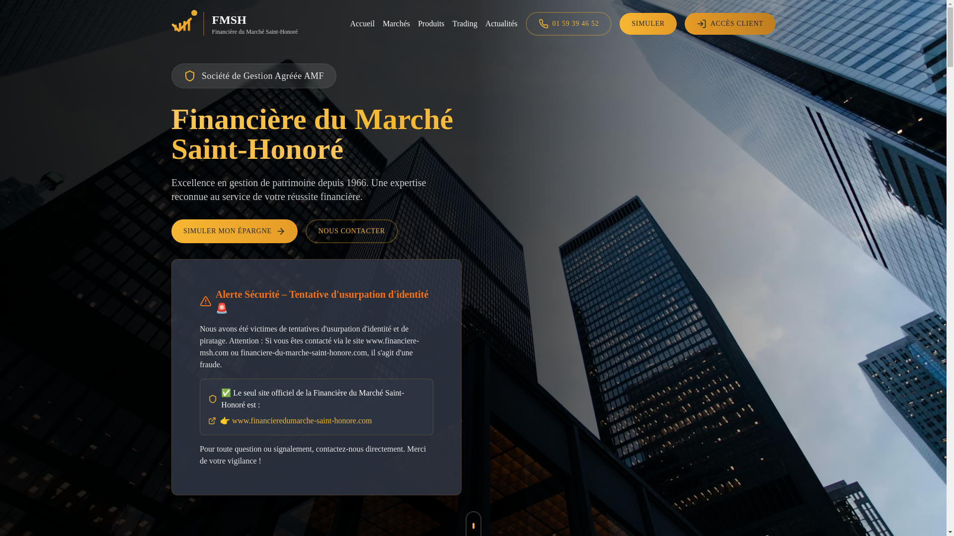 website screenshot of https://financiere-marche-st-honore.com/
