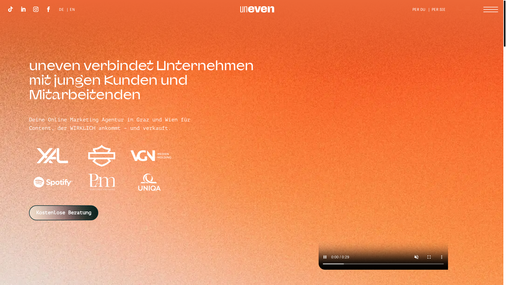 website screenshot of https://marketing-agentur-graz.com/