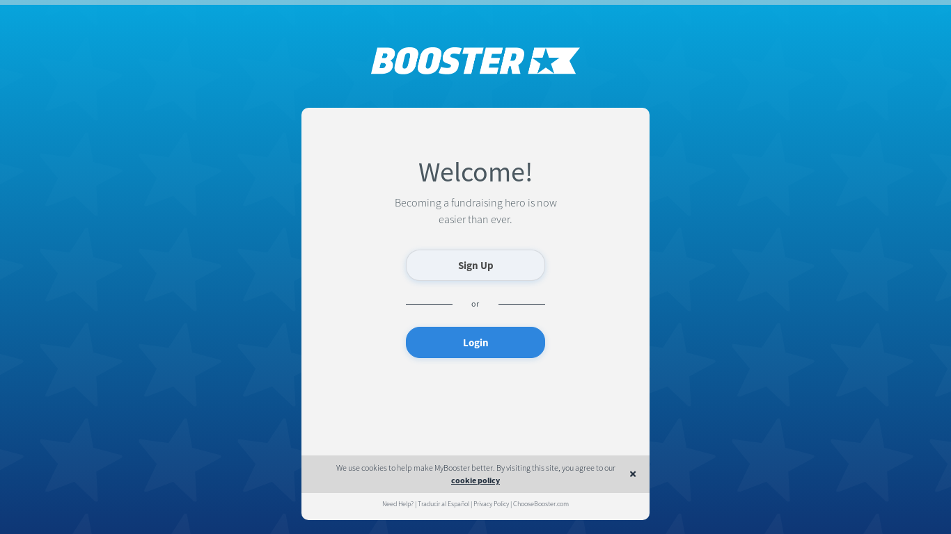 website screenshot of https://mybooster.com/