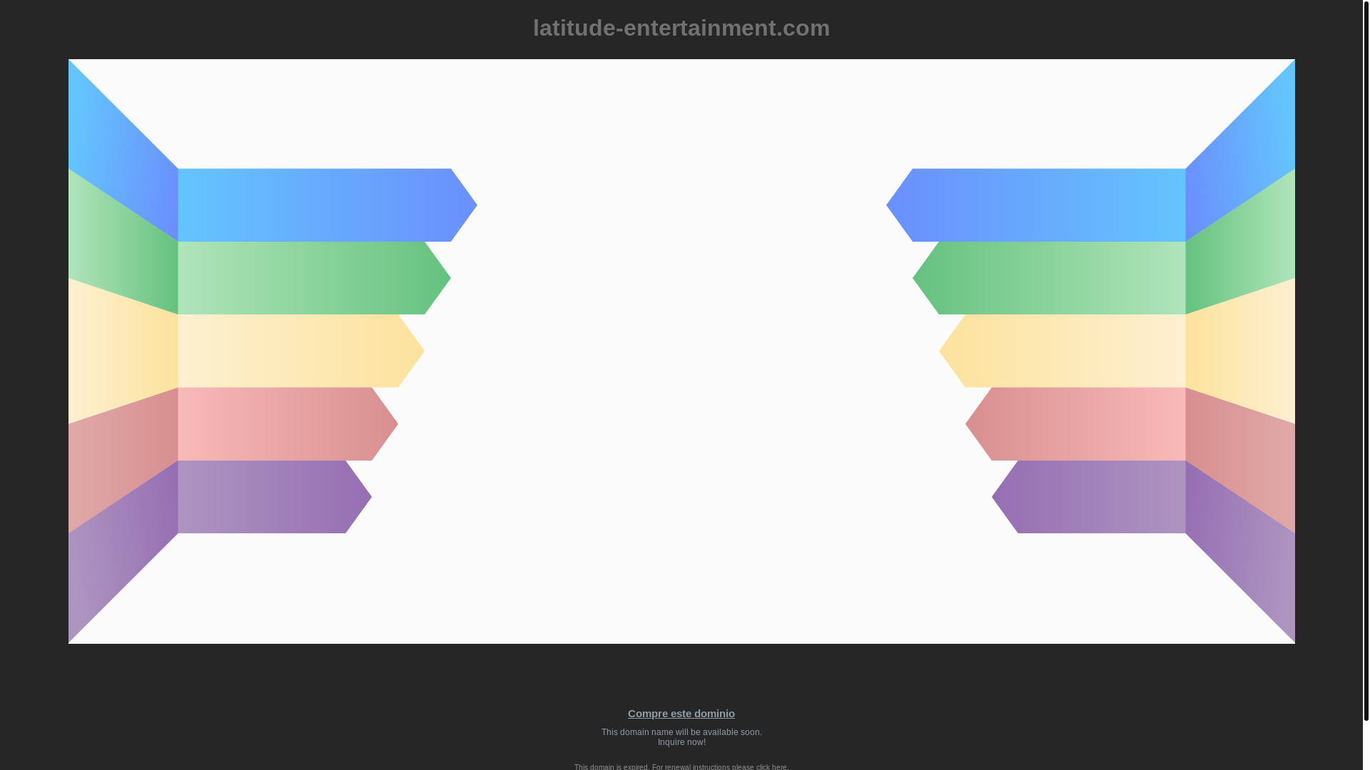 website screenshot of https://latitude-entertainment.com/