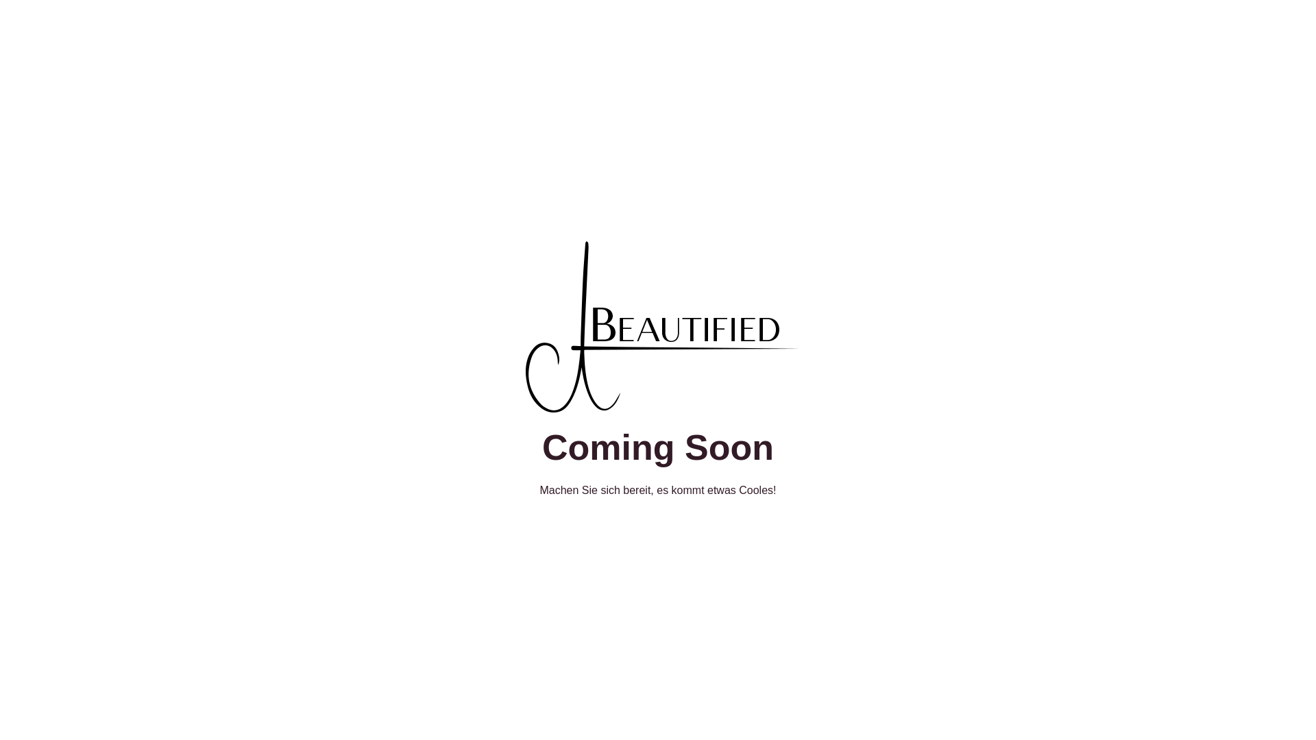 website screenshot of https://abeautified.ch/