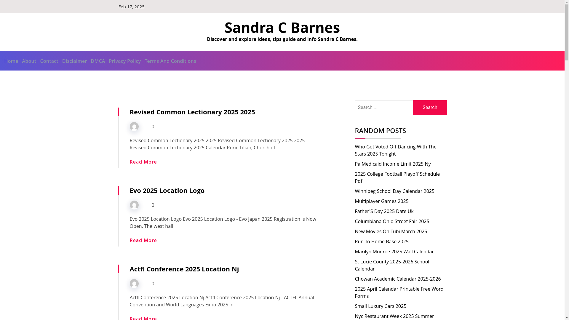 website screenshot of https://sandracbarnesl.pages.dev/