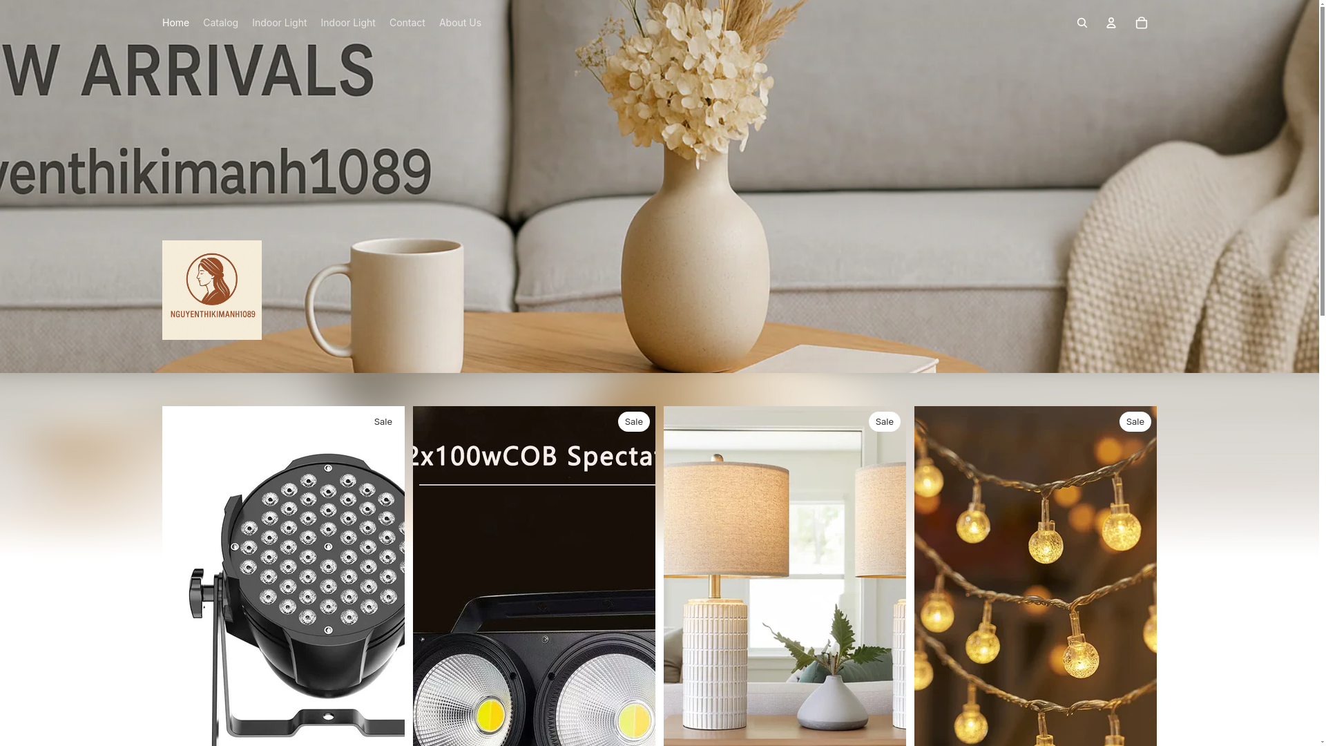 website screenshot of https://nguyenthikimanh1089store.shop/