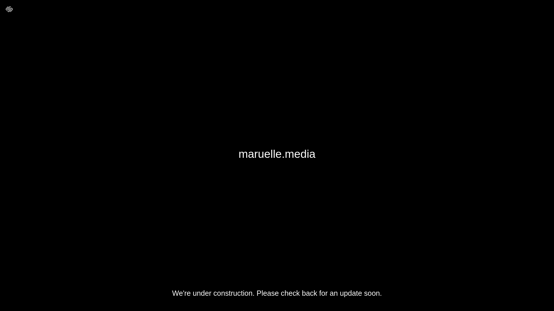 website screenshot of https://maruelle.media/