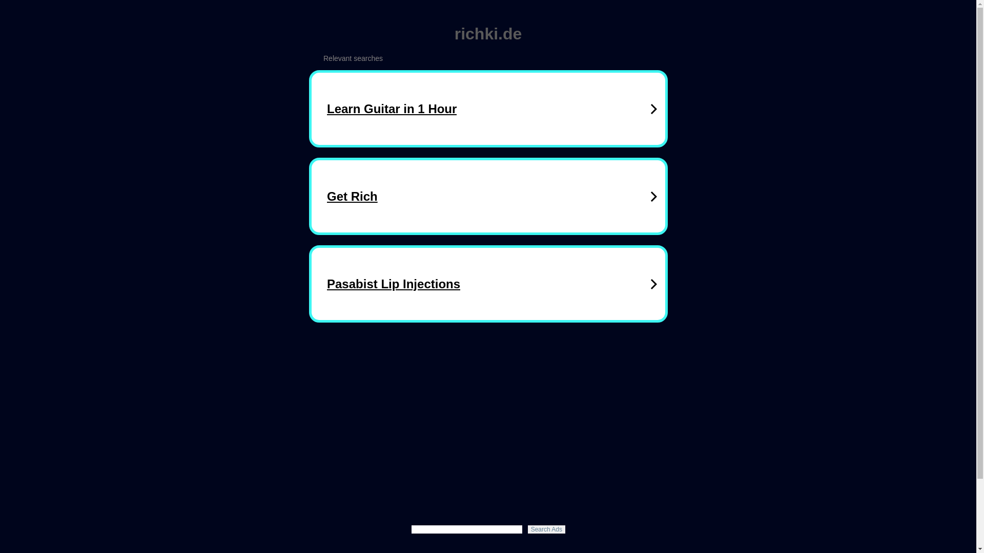 website screenshot of https://richki.de/