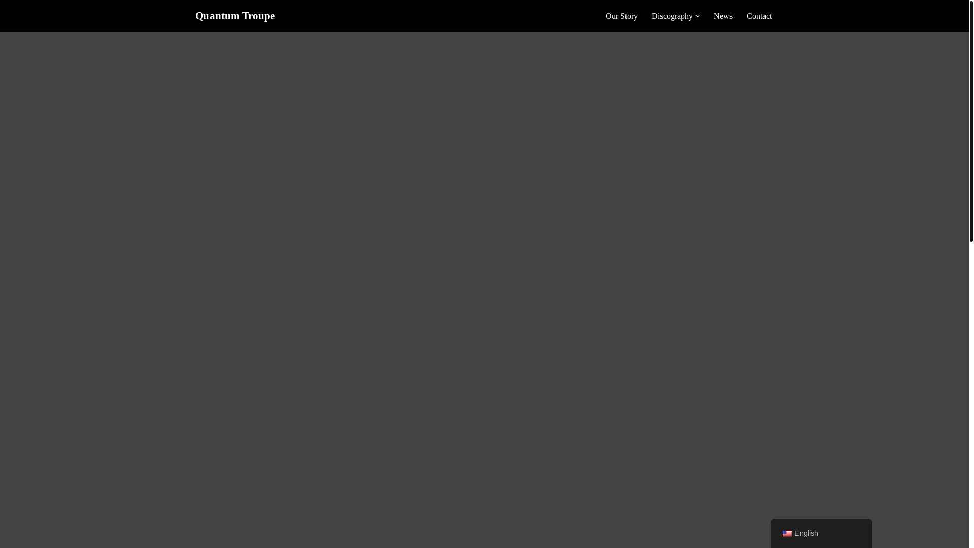 website screenshot of https://quantumtroupe.com/