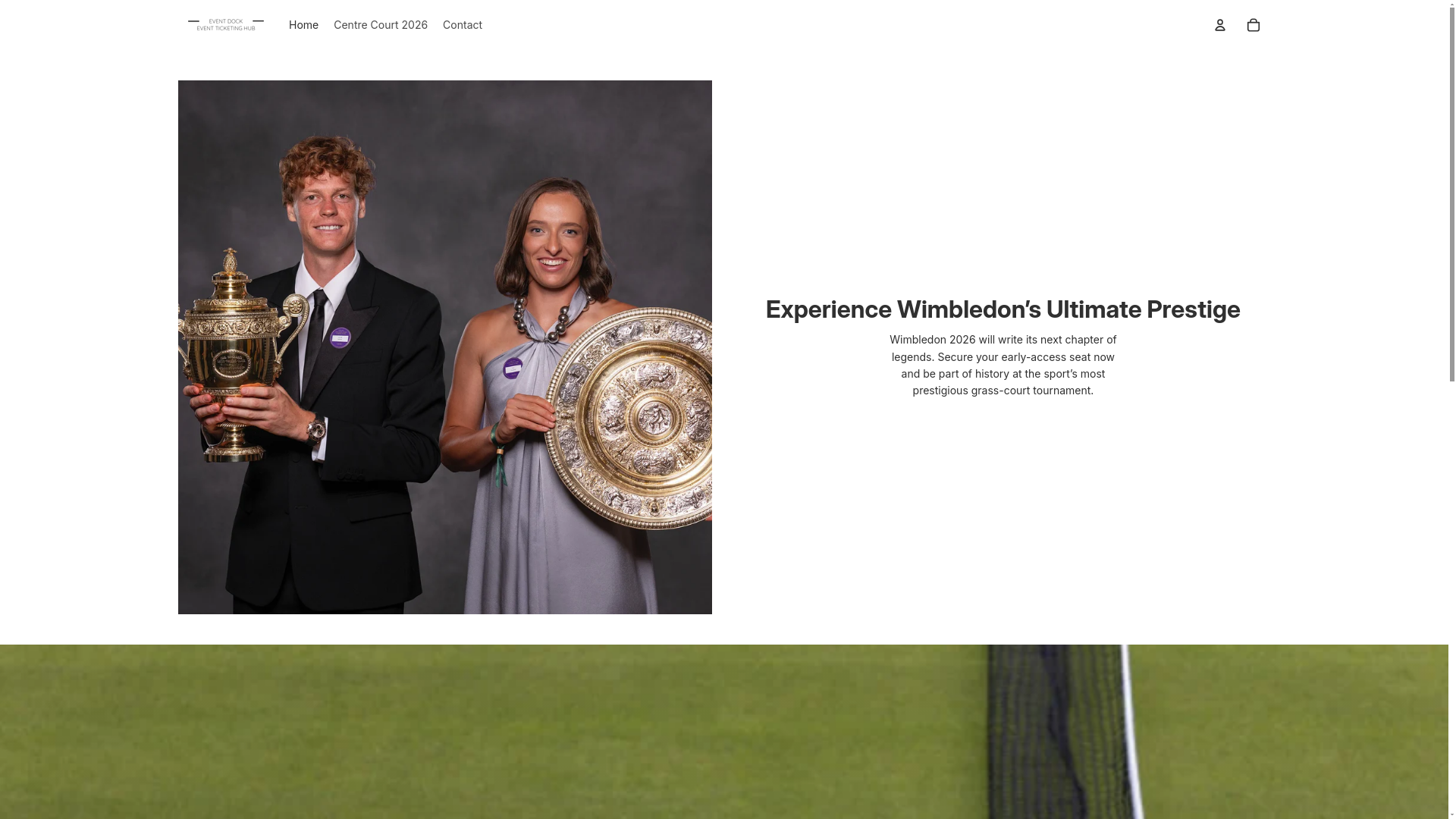website screenshot of https://the-eventdock.com/