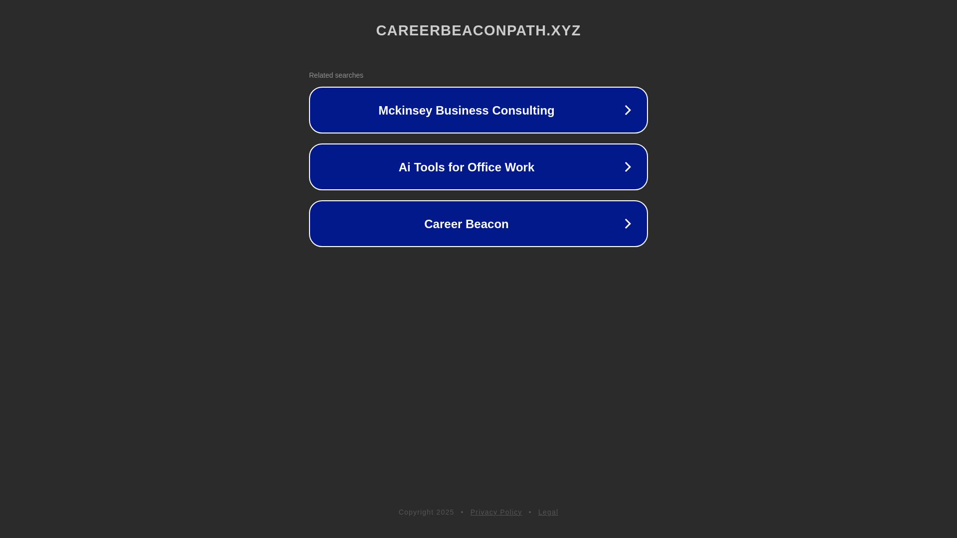 website screenshot of https://careerbeaconpath.xyz/