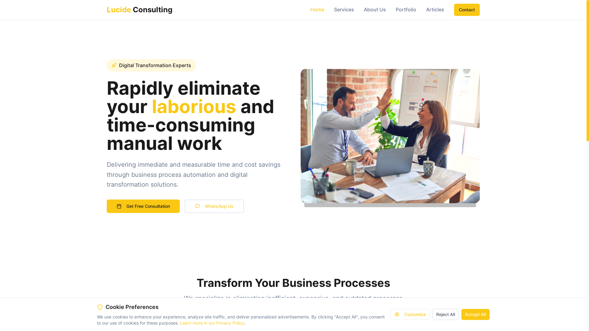 website screenshot of https://lucideai.com/